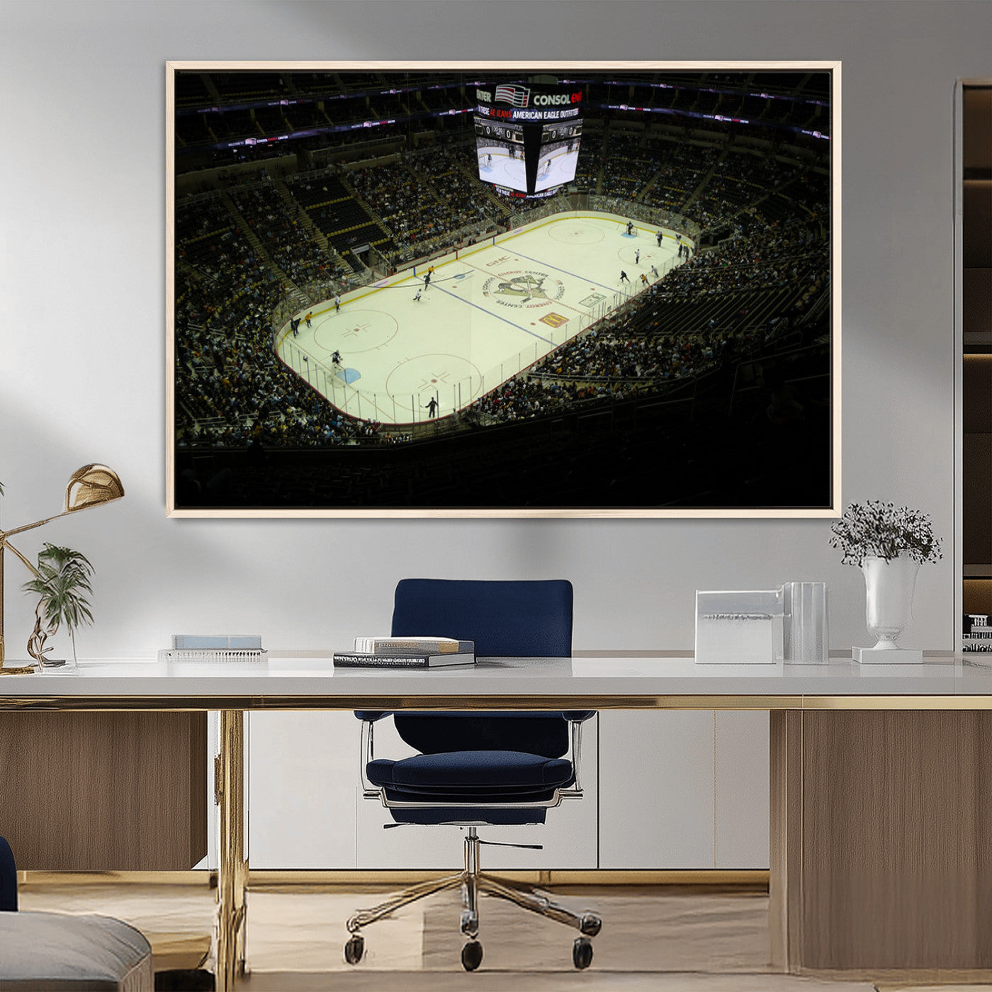 MGV-FC-36X24 - PPG Paints Arena Pennsylvania Pittsburgh Penguins Hockey Stadium Canvas, Pennsylvania Pittsburgh