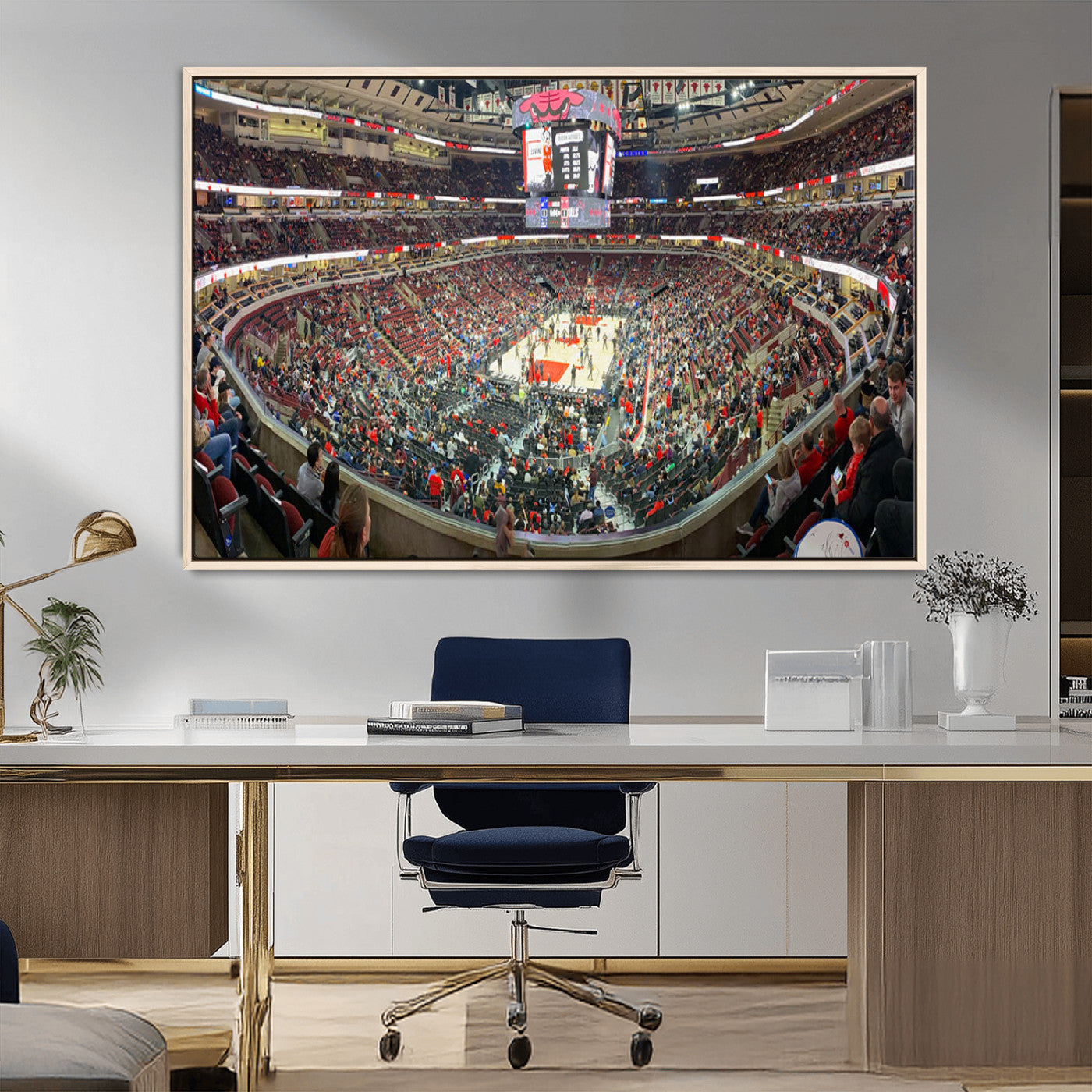 MGV-FC-36X24 - United Center Chicago Bulls Stadium Wall Art Canvas Print