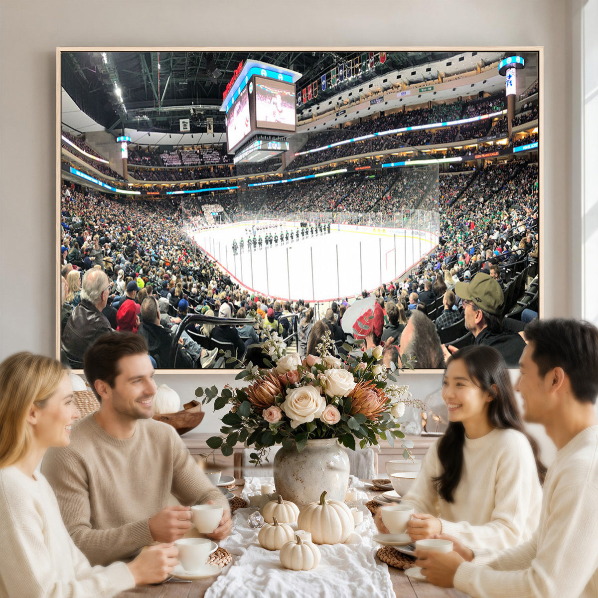 44414-MGV-CV-36X24 - Xcel Energy Center St Paul Minnesota Wild Ice Hockey Stadium