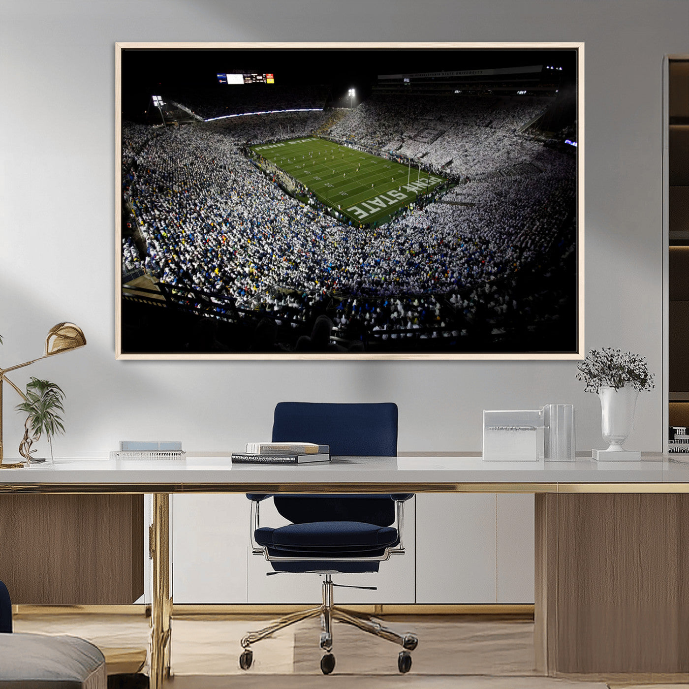 MGV-FC-36X24 - Penn State Football Stadium Wall Art - Beaver Stadium Canvas Print
