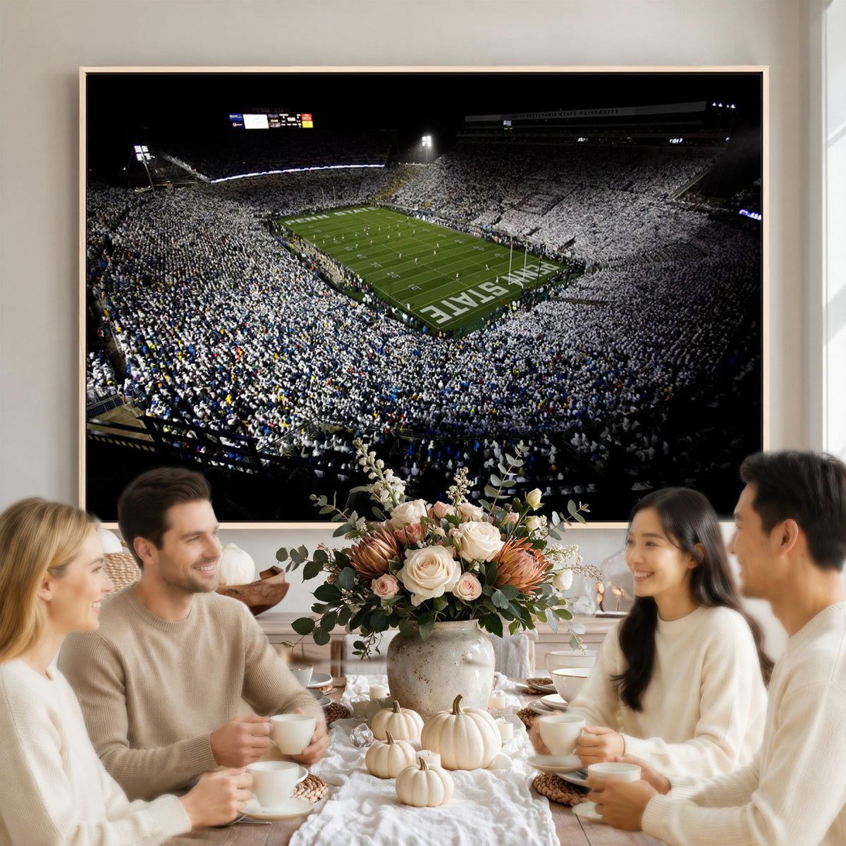 96825-MGV-CV-36X24 - Penn State Football Stadium Wall Art - Beaver Stadium Canvas Print