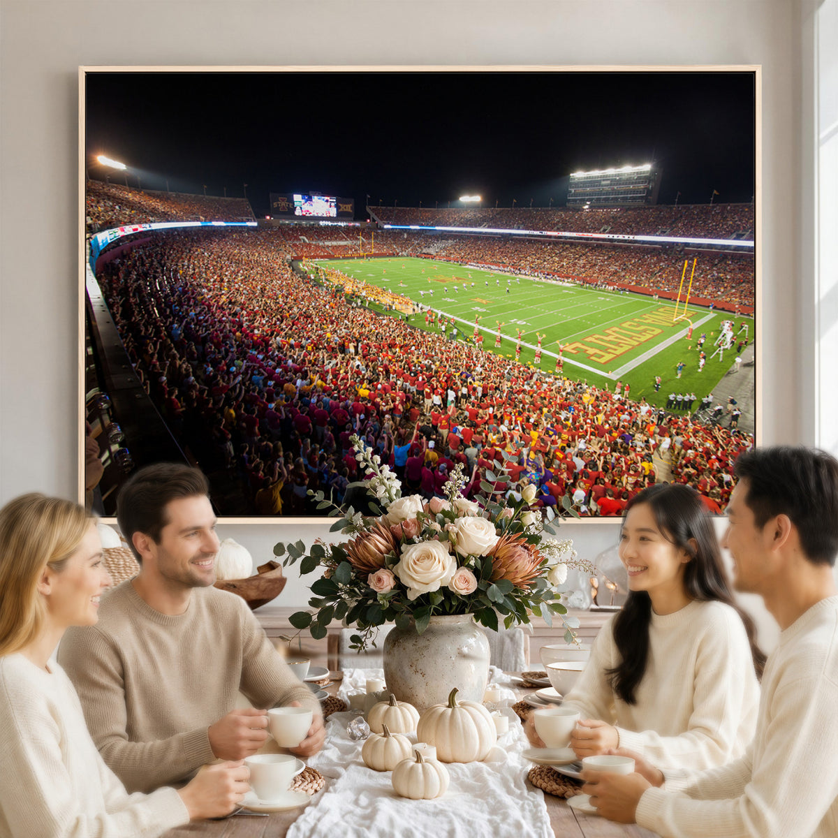 35139-MGV-CV-36X24 - Iowa State University Cyclones Canvas Print, Jack Trice Stadium