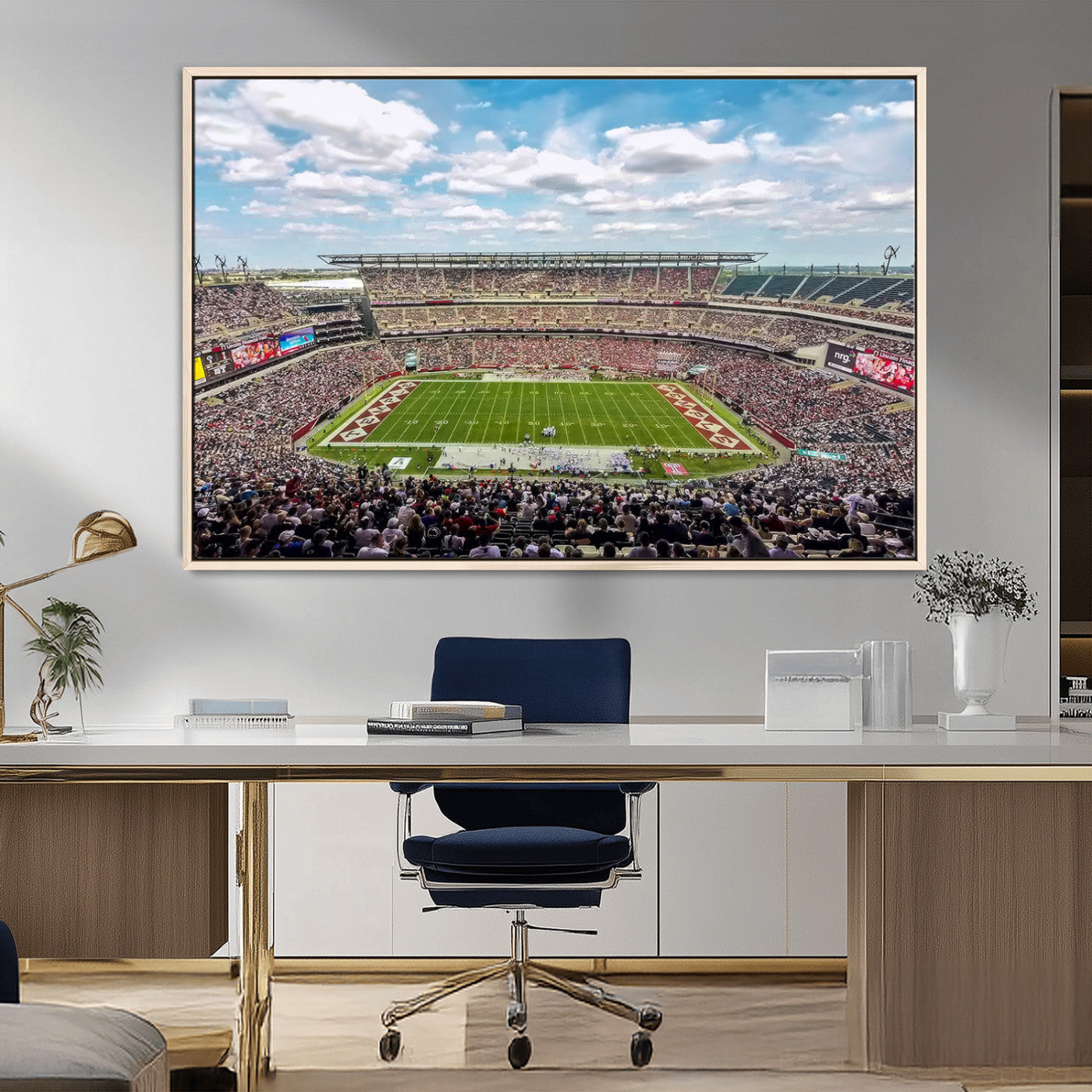 MGV-FC-36X24 - The Temple University Owls Athletics Team Print - Philadelphia Lincoln Financial Field Stadium Wall