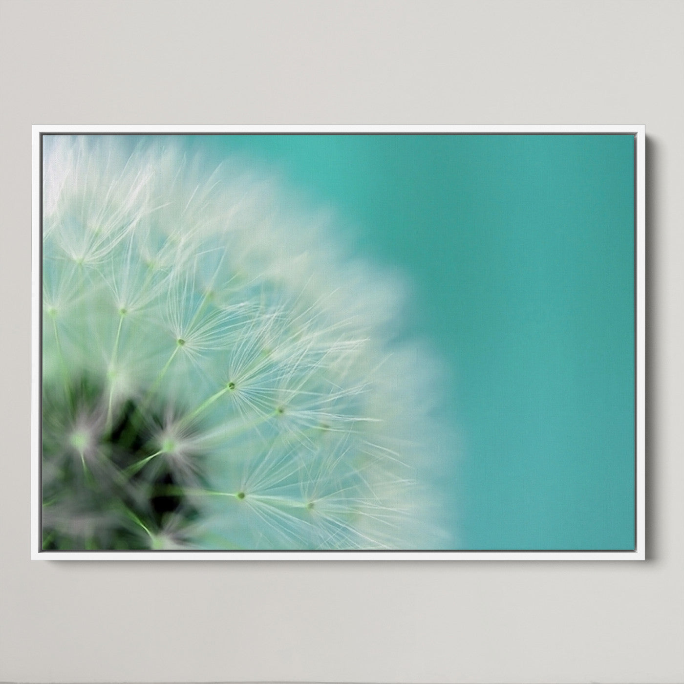 26056-MGV-CV-36X24-DANDELION Flower Wall Art Canvas Print, Canvas Dandelion Floral Wall Art