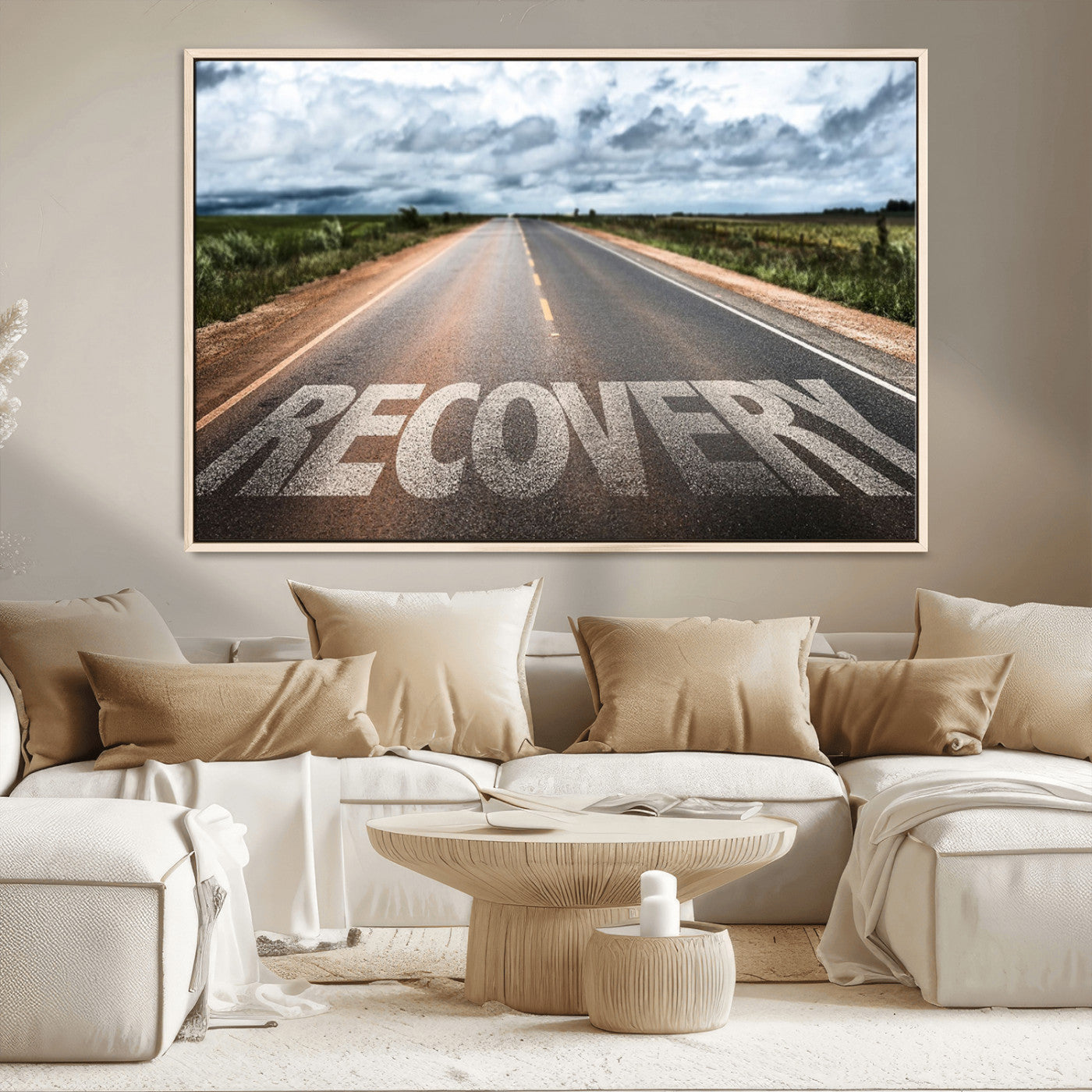 MGV-FC-36X24 - Recovery Road Wall Art Canvas Print