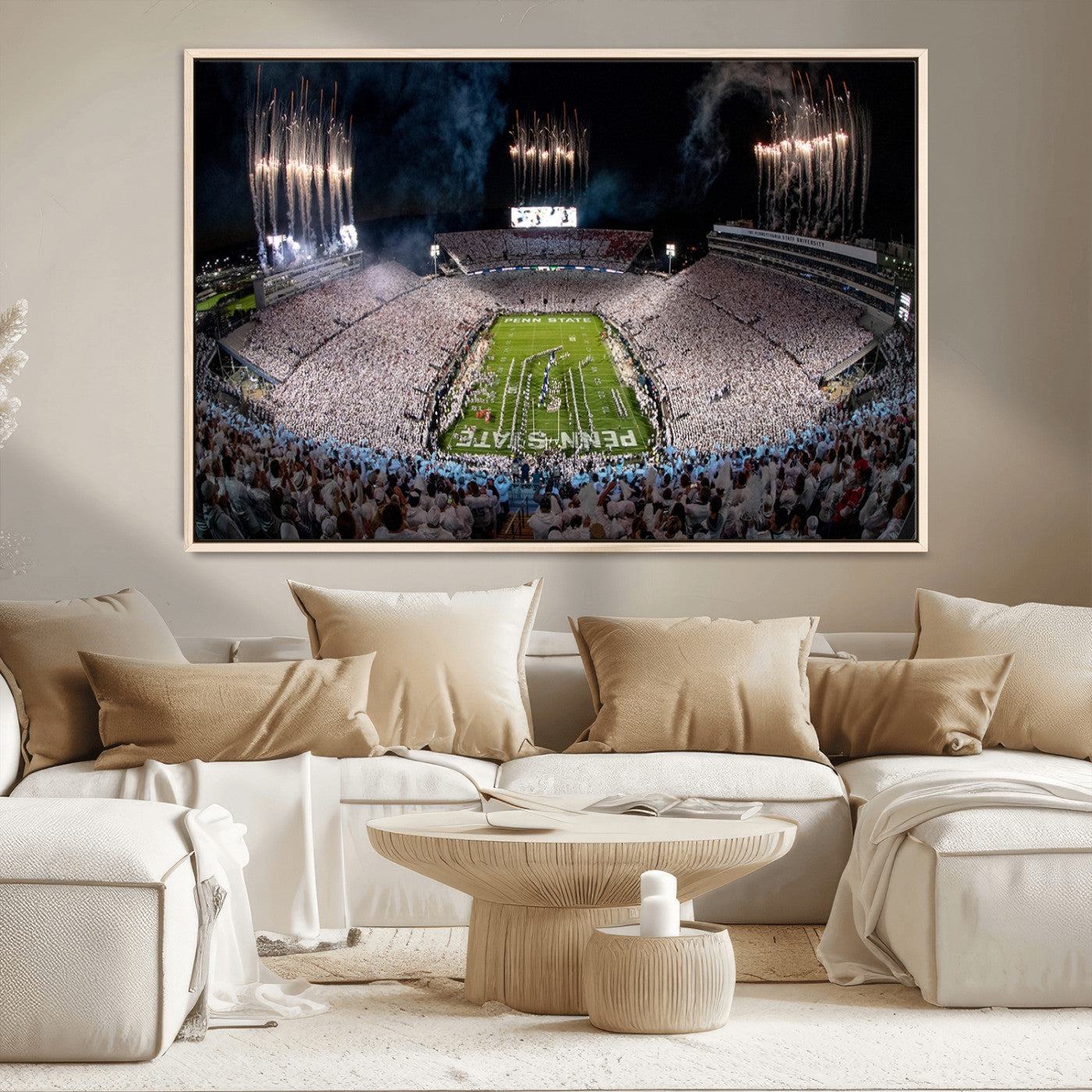 MGV-FC-36X24 - Penn Stadium Football Wall Art Canvas Print, Pennsylvania University Football Stadium