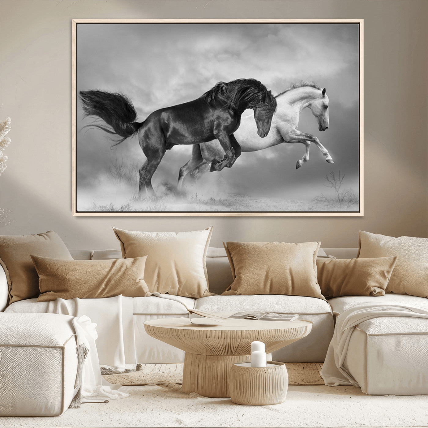 MGV-FC-36X24 - Wild Horses Wall Art Canvas Print