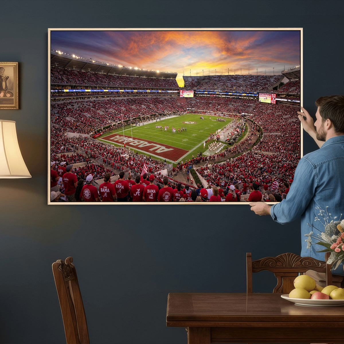 41995919-MGV-CV-36X24 - Stadium Wall Art Canvas Print