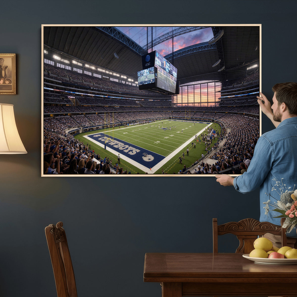 25449193-MGV-CV-36X24 - Stadium Wall Art Canvas Print