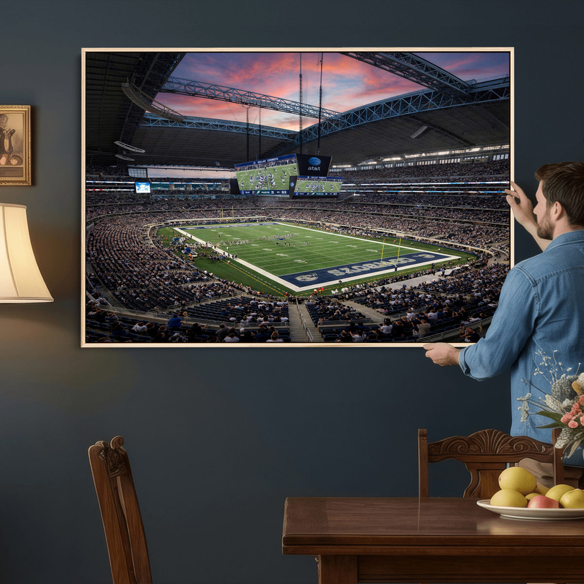 11530179-MGV-CV-36X24 - Stadium Wall Art Canvas Print