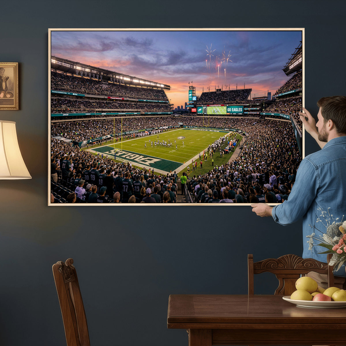 15549432-MGV-CV-36X24 - Stadium Wall Art Canvas Print