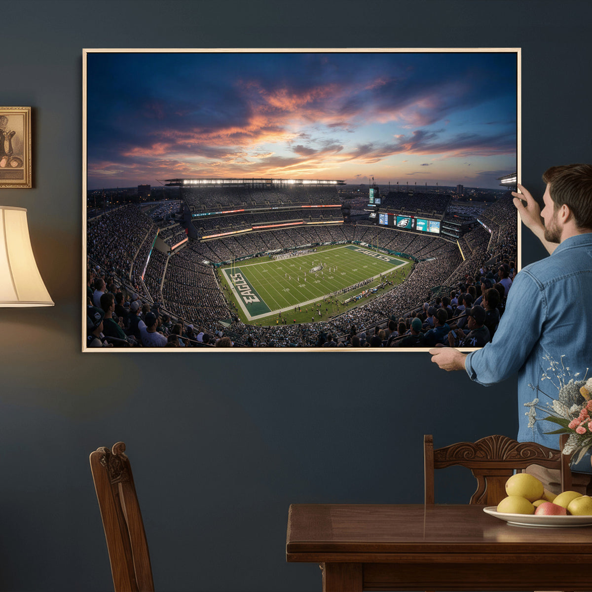 59208973-MGV-CV-36X24 - Stadium Wall Art Canvas Print