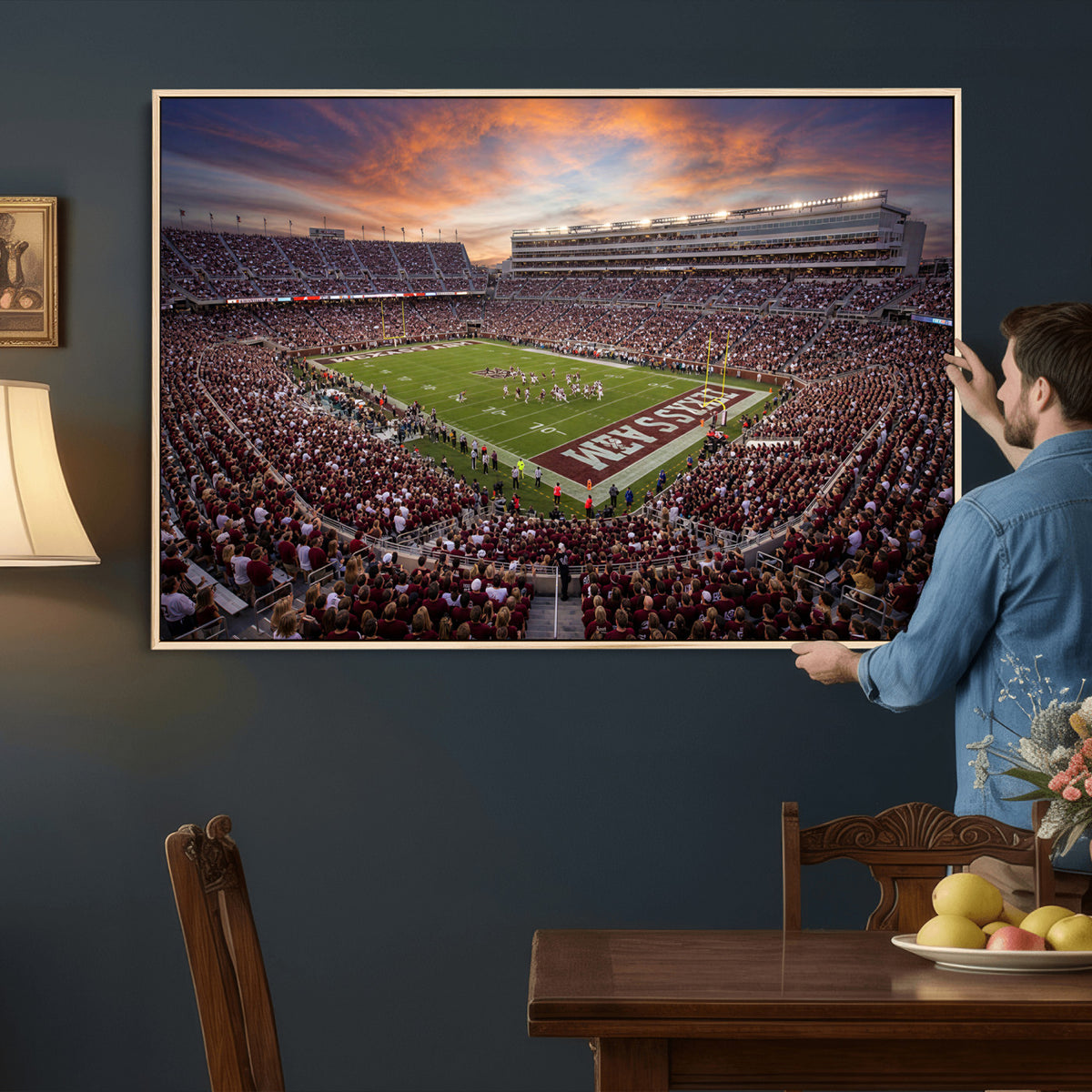 66624578-MGV-CV-36X24 - Stadium Wall Art Canvas Print