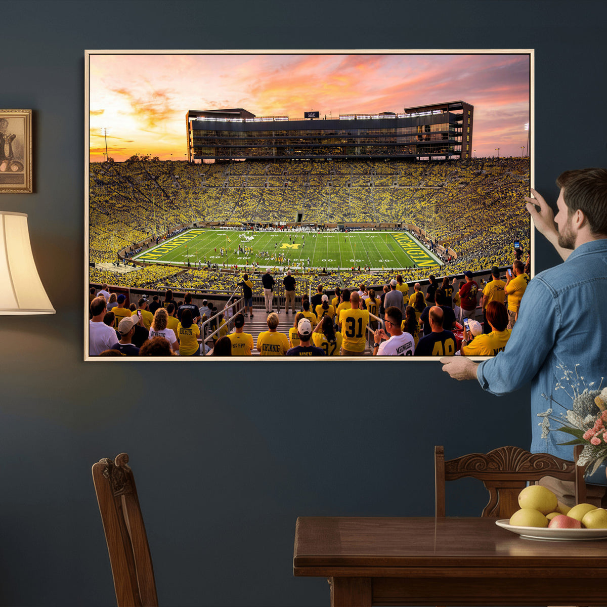27265223-MGV-CV-36X24 - Stadium Wall Art Canvas Print