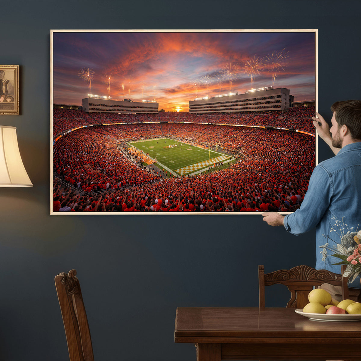 66964685-MGV-CV-36X24 - Stadium Wall Art Canvas Print