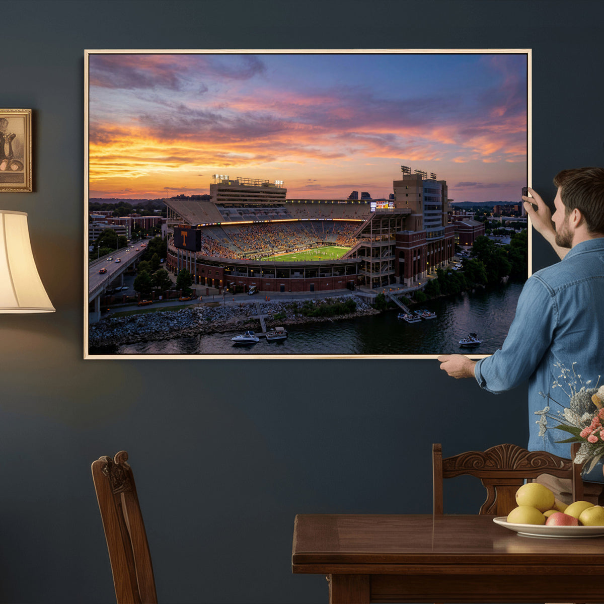 61093642-MGV-CV-36X24 - Stadium Wall Art Canvas Print