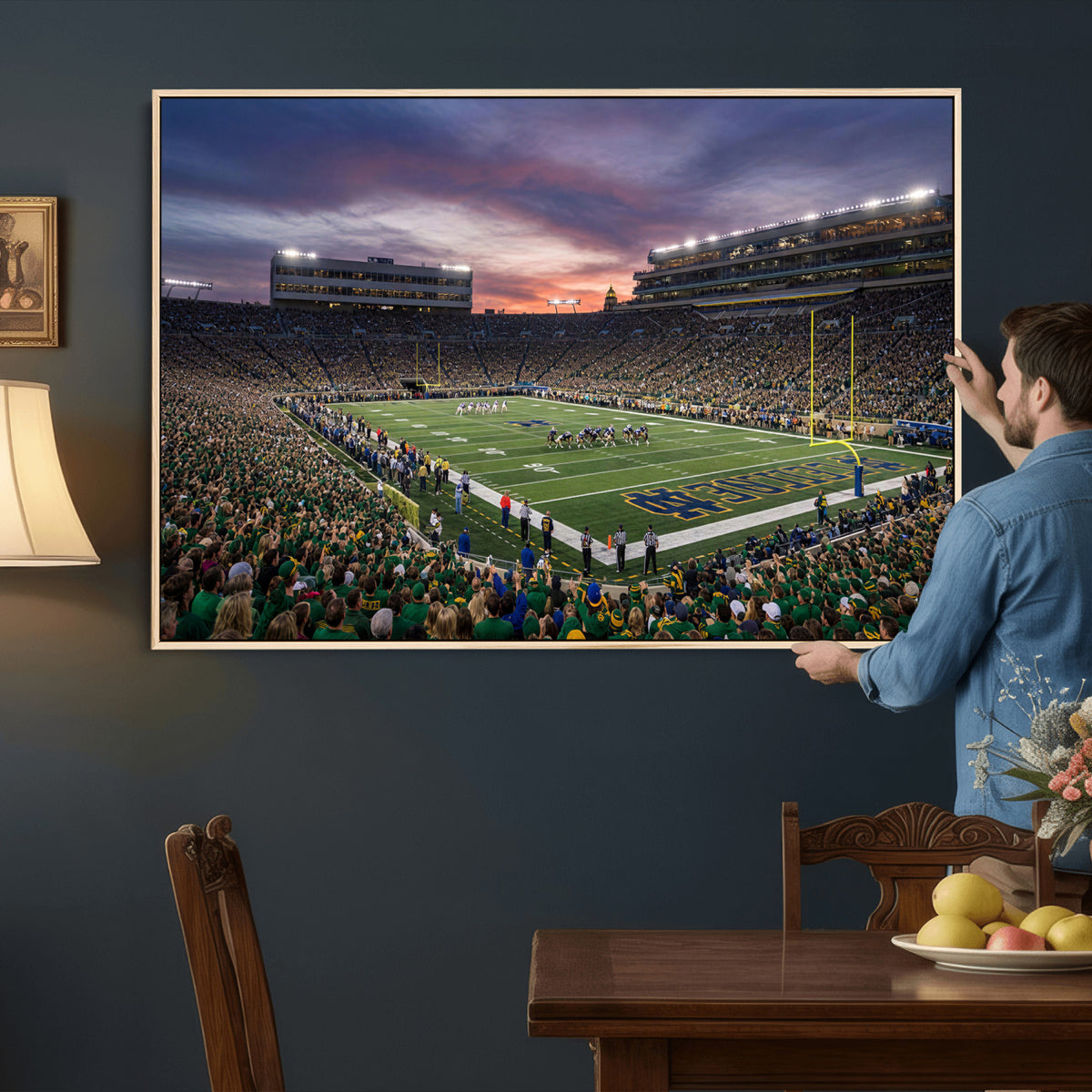 34836892-MGV-CV-36X24 - Stadium Wall Art Canvas Print