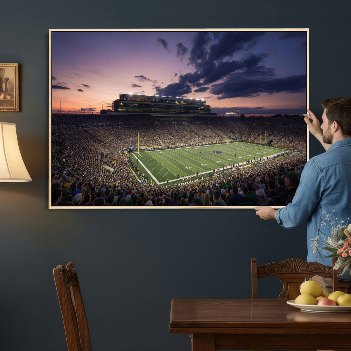 48837941-MGV-CV-36X24 - Stadium Wall Art Canvas Print