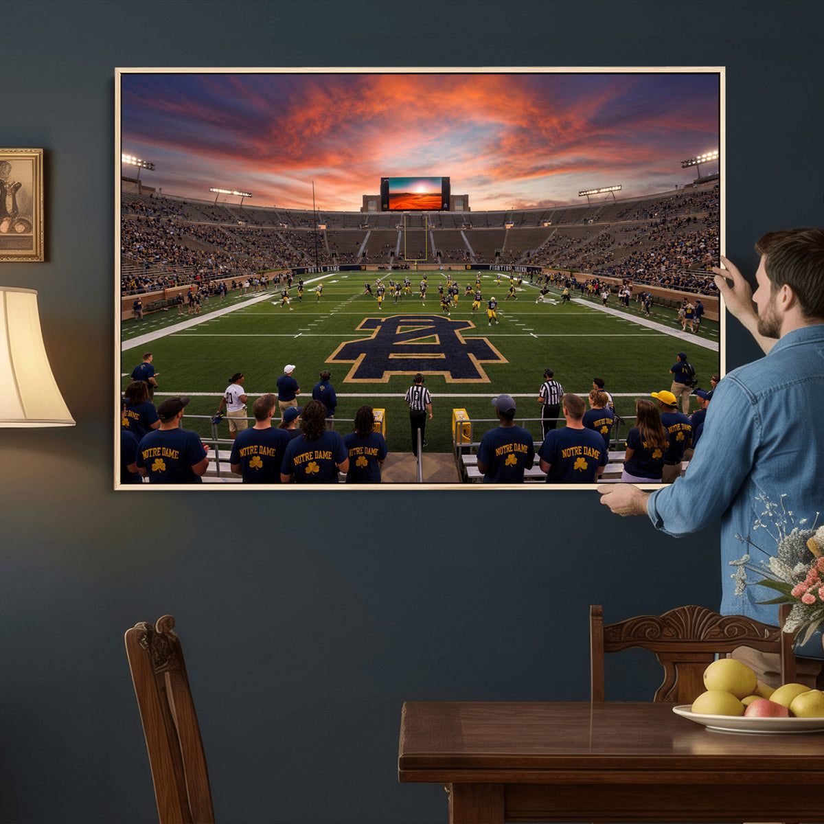 75411323-MGV-CV-36X24 - Stadium Wall Art Canvas Print