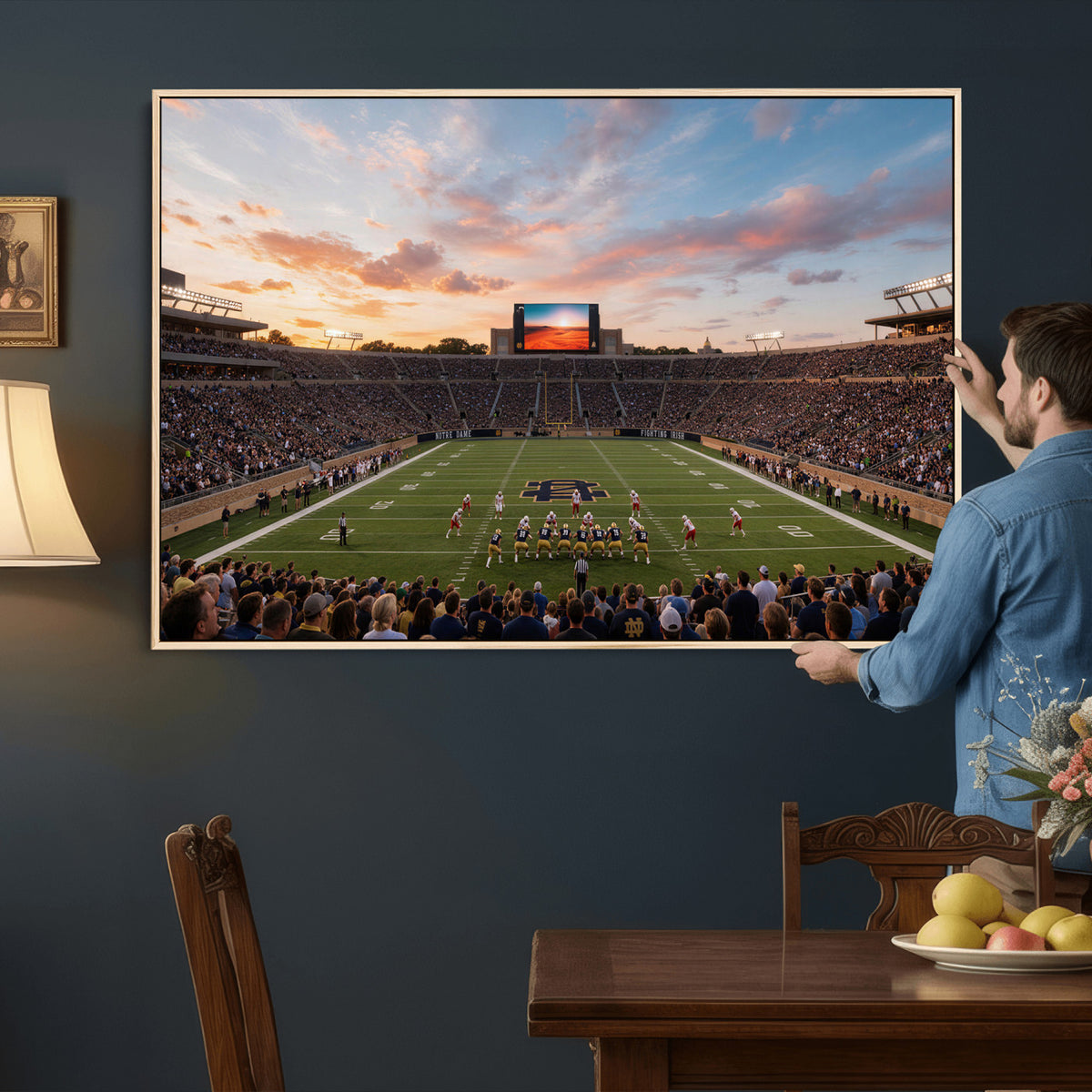 54464530-MGV-CV-36X24 - Stadium Wall Art Canvas Print