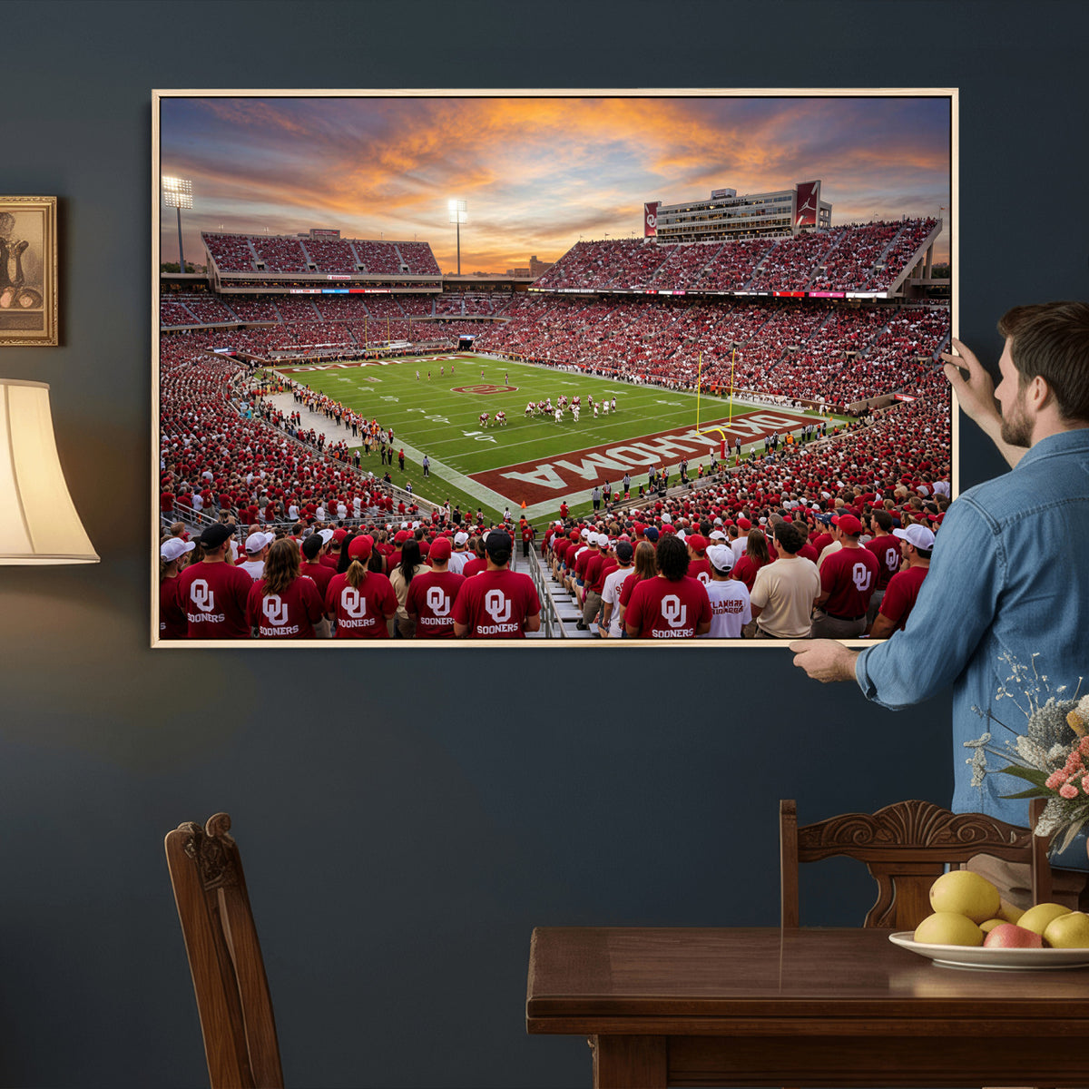 92718741-MGV-CV-36X24 - Stadium Wall Art Canvas Print