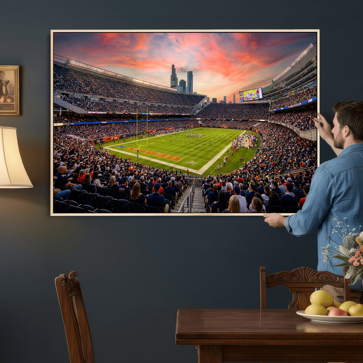 15295996-MGV-CV-36X24 - Stadium Wall Art Canvas Print
