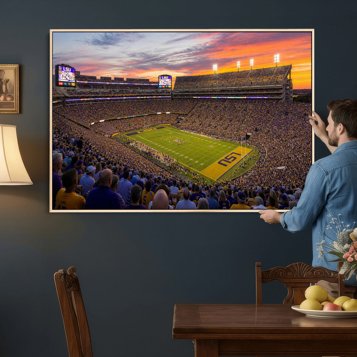 91303167-MGV-CV-36X24 - Stadium Wall Art Canvas Print