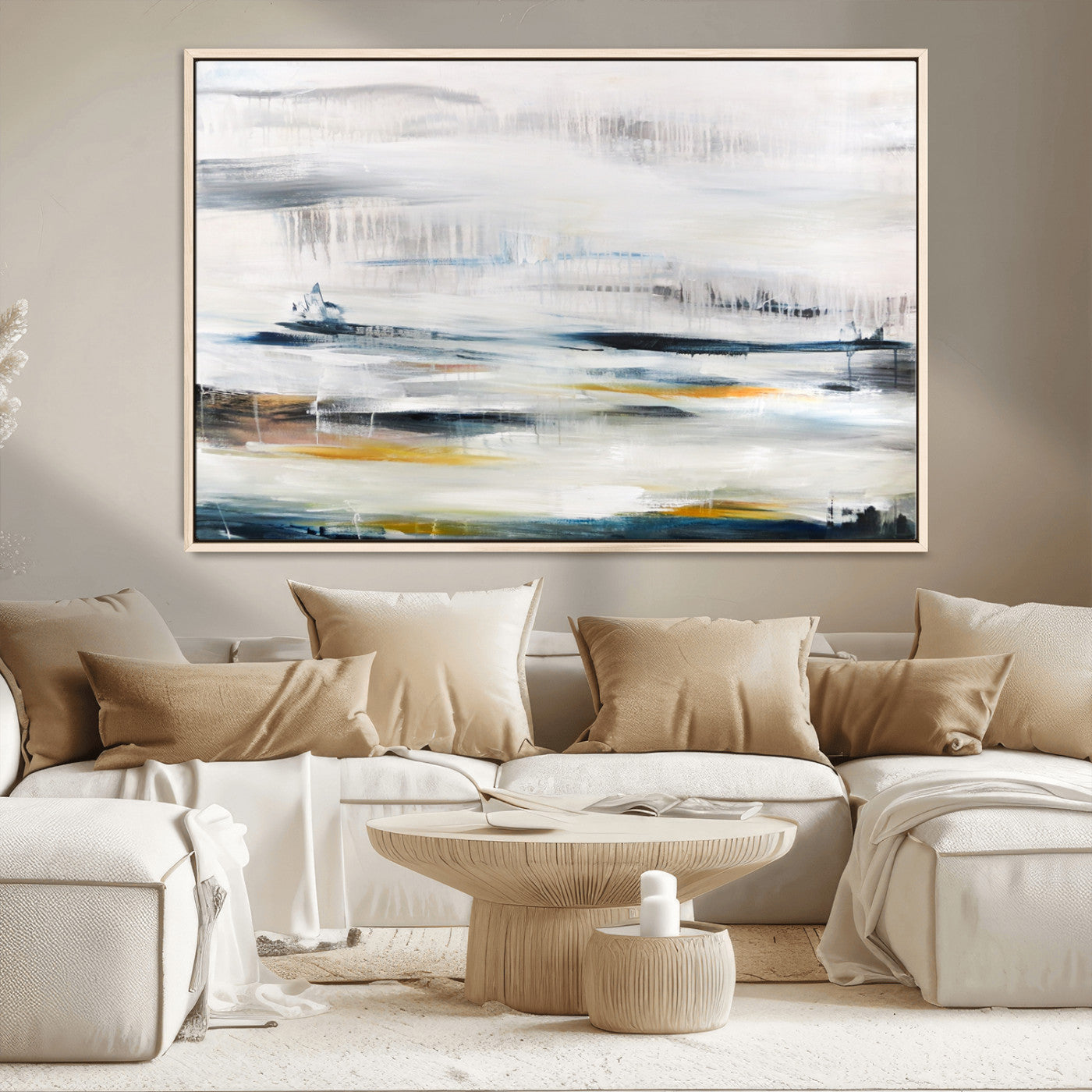 MGV-FC-36X24 - Soft Color Abstract Canvas Print