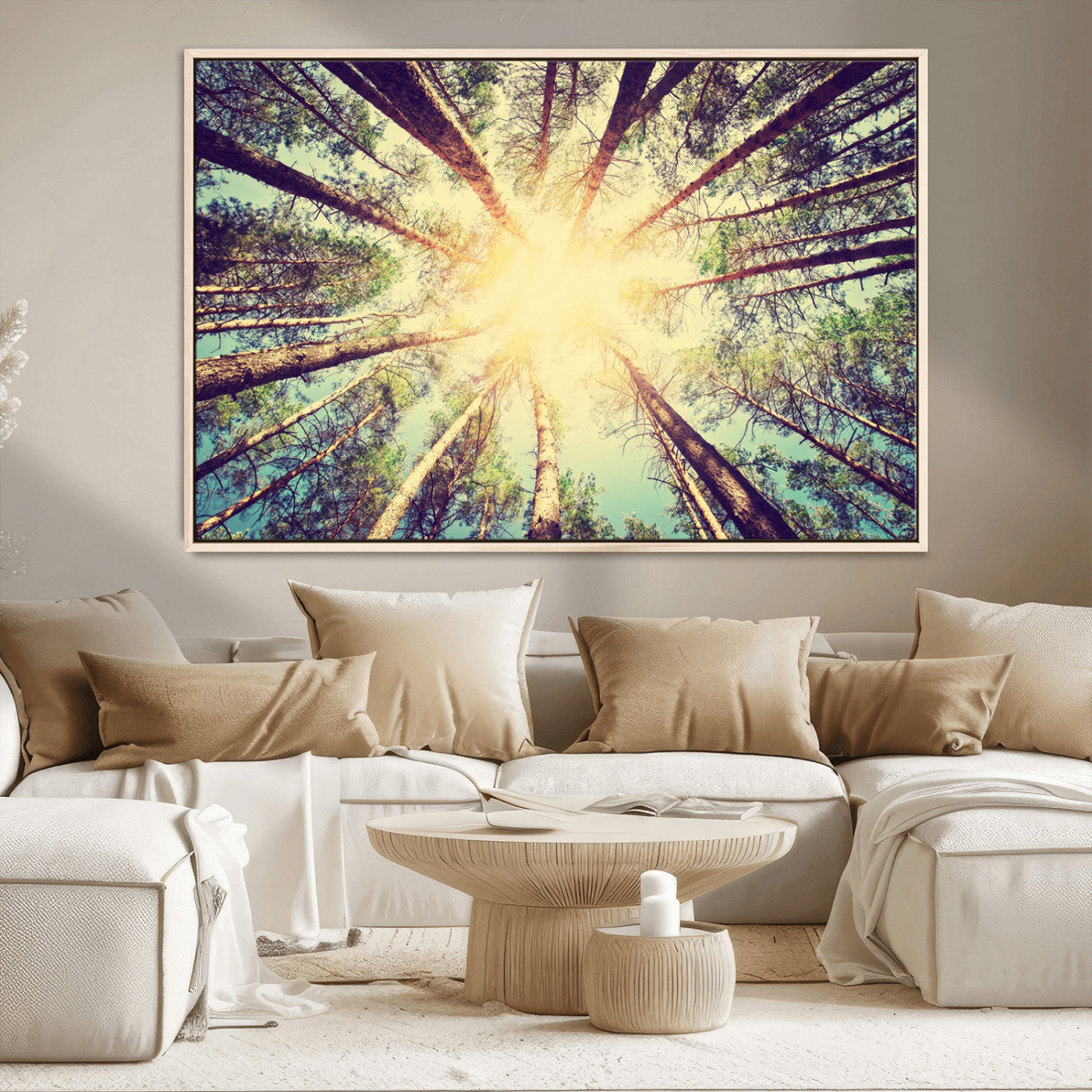 -Tree and Sunshine Canvas Print