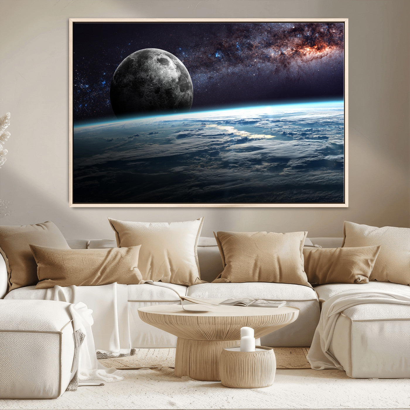 MGV-FC-36X24 - Space and Planet Canvas Print