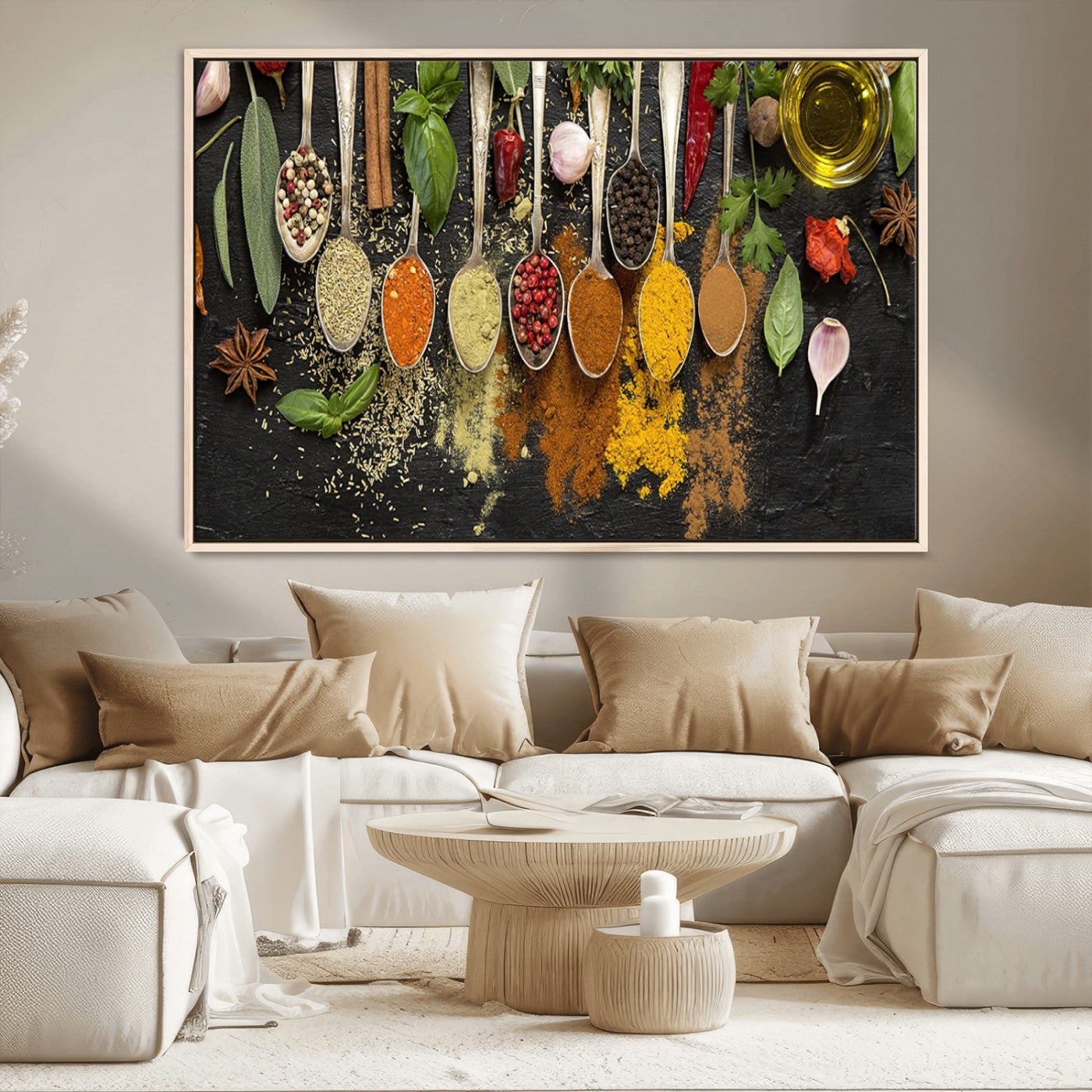 MGV-FC-36X24 - Kitchen Spice Wall Art Canvas Print