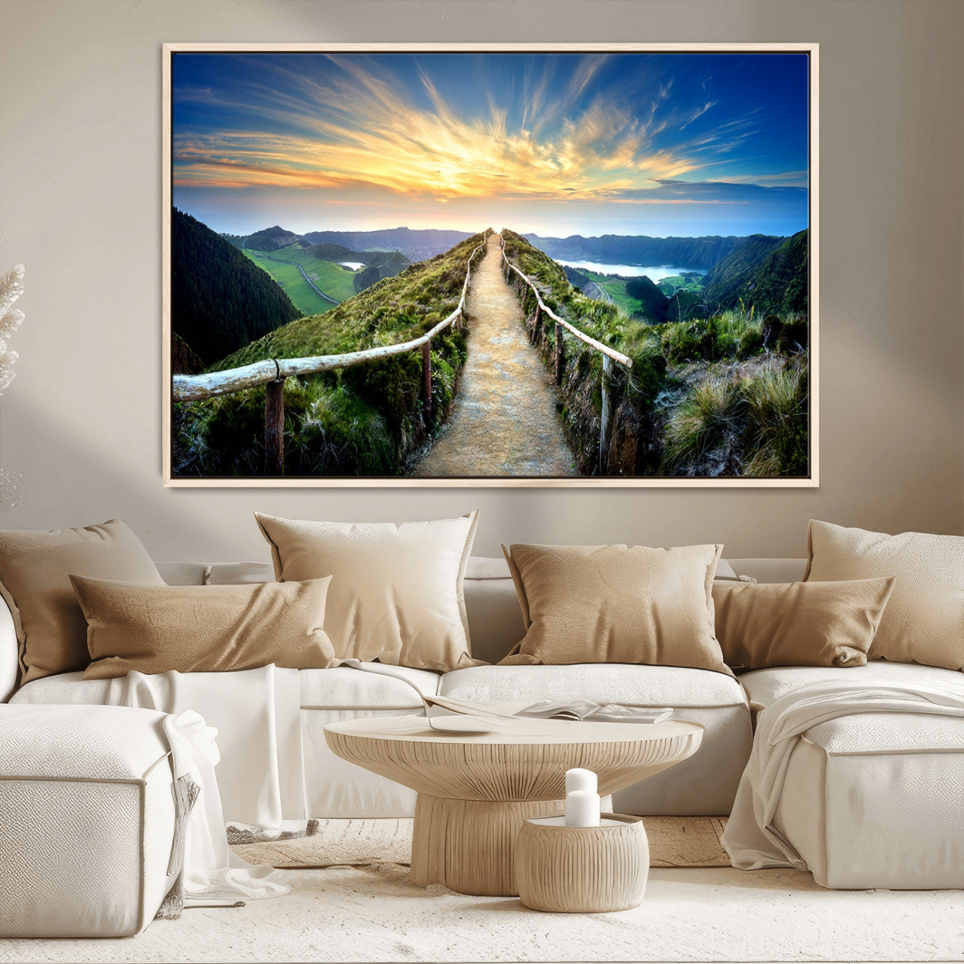 MGV-FC-36X24 - Mountain Landscape Wall Art Canvas Print