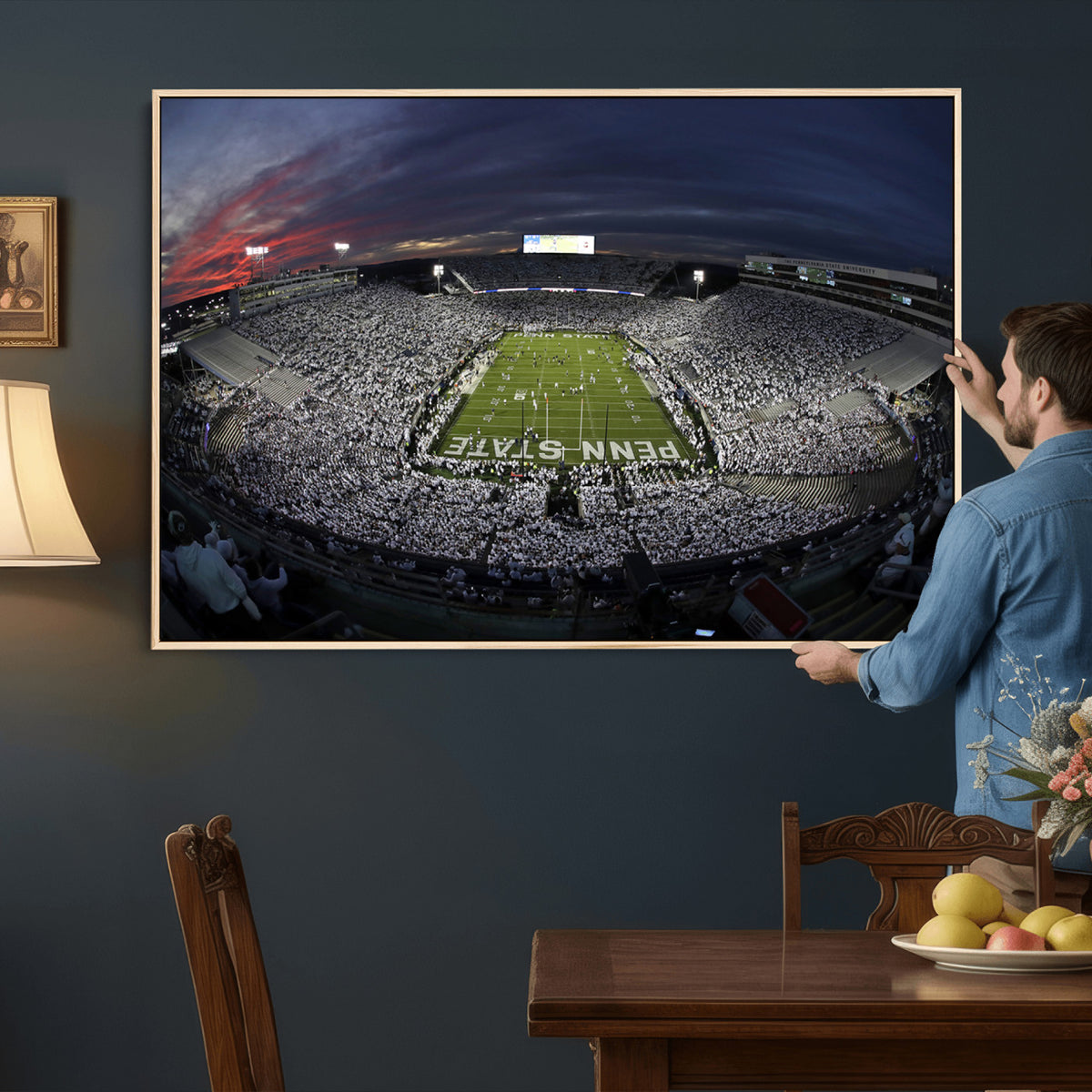 59877-MGV-CV-36X24 - Penn State University Nittany Lions Football Team Print
