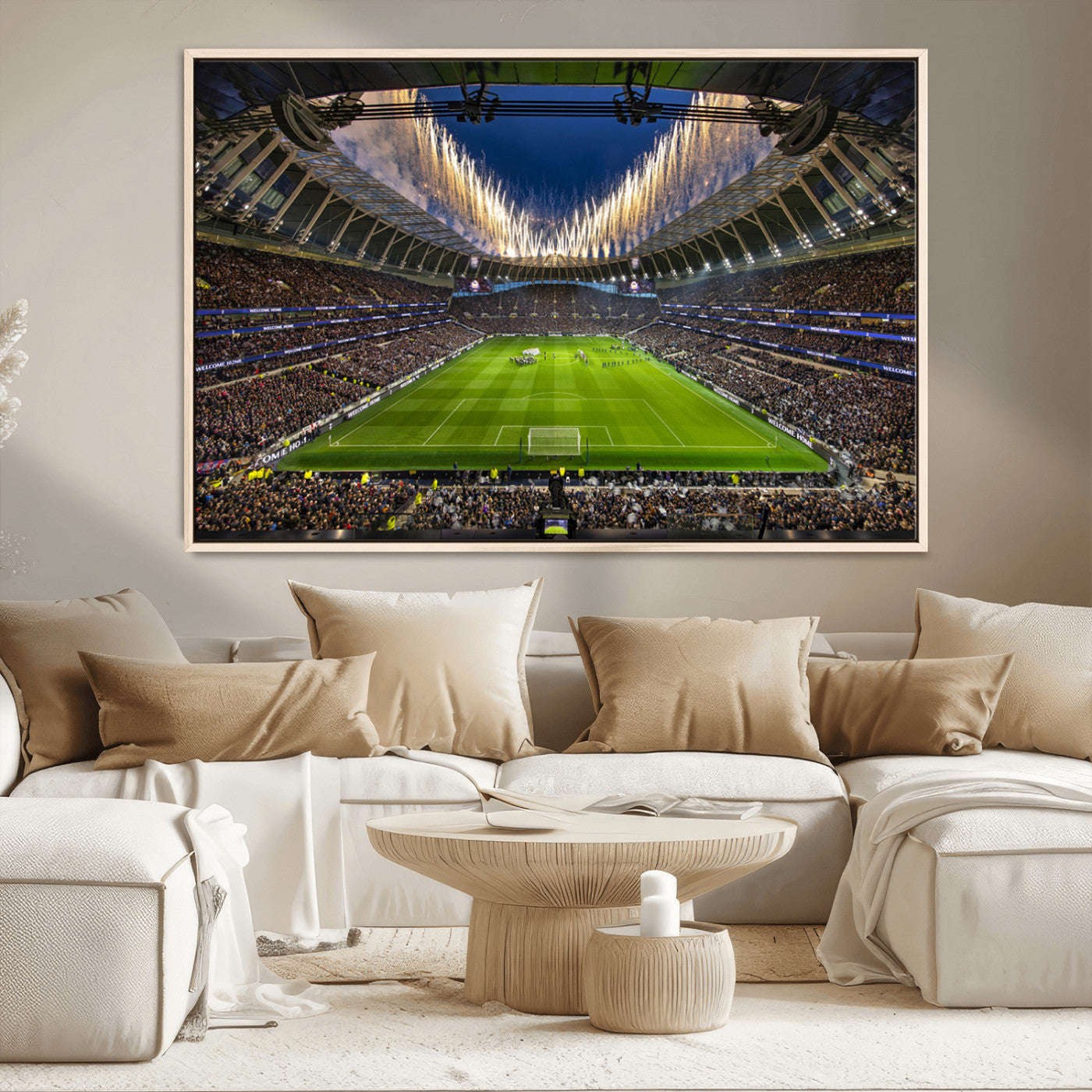 MGV-FC-36X24 - Tottenham Hotspur Football Team Print - London Tottenham Hotspur Stadium Wall Art Canvas Print
