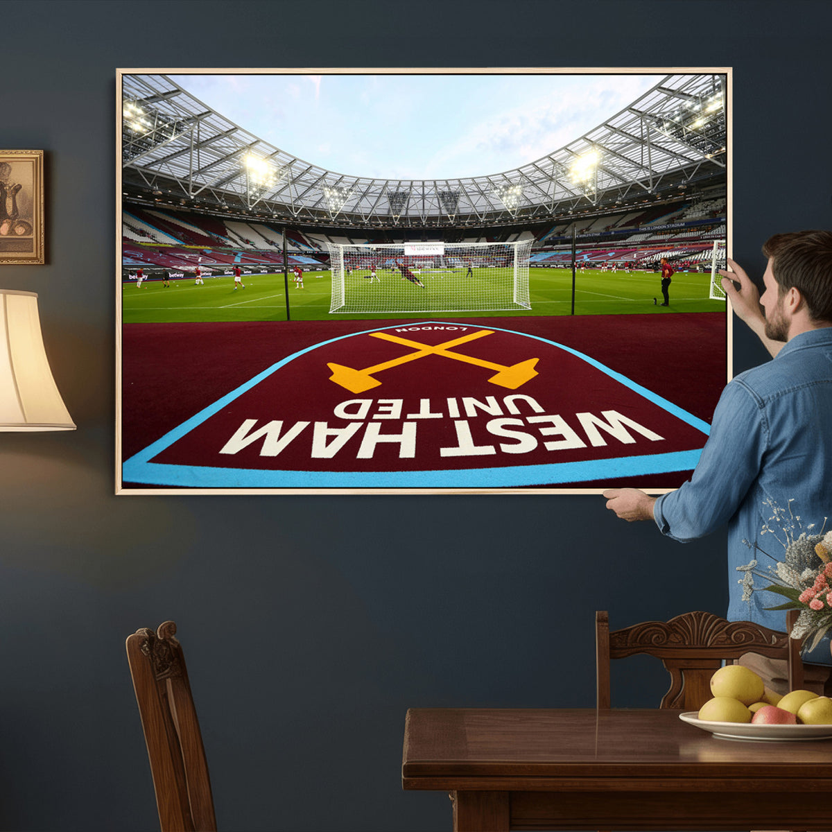 77367-MGV-CV-36X24 - West Ham United FC Stadium Canvas Wall Art, London Stadium