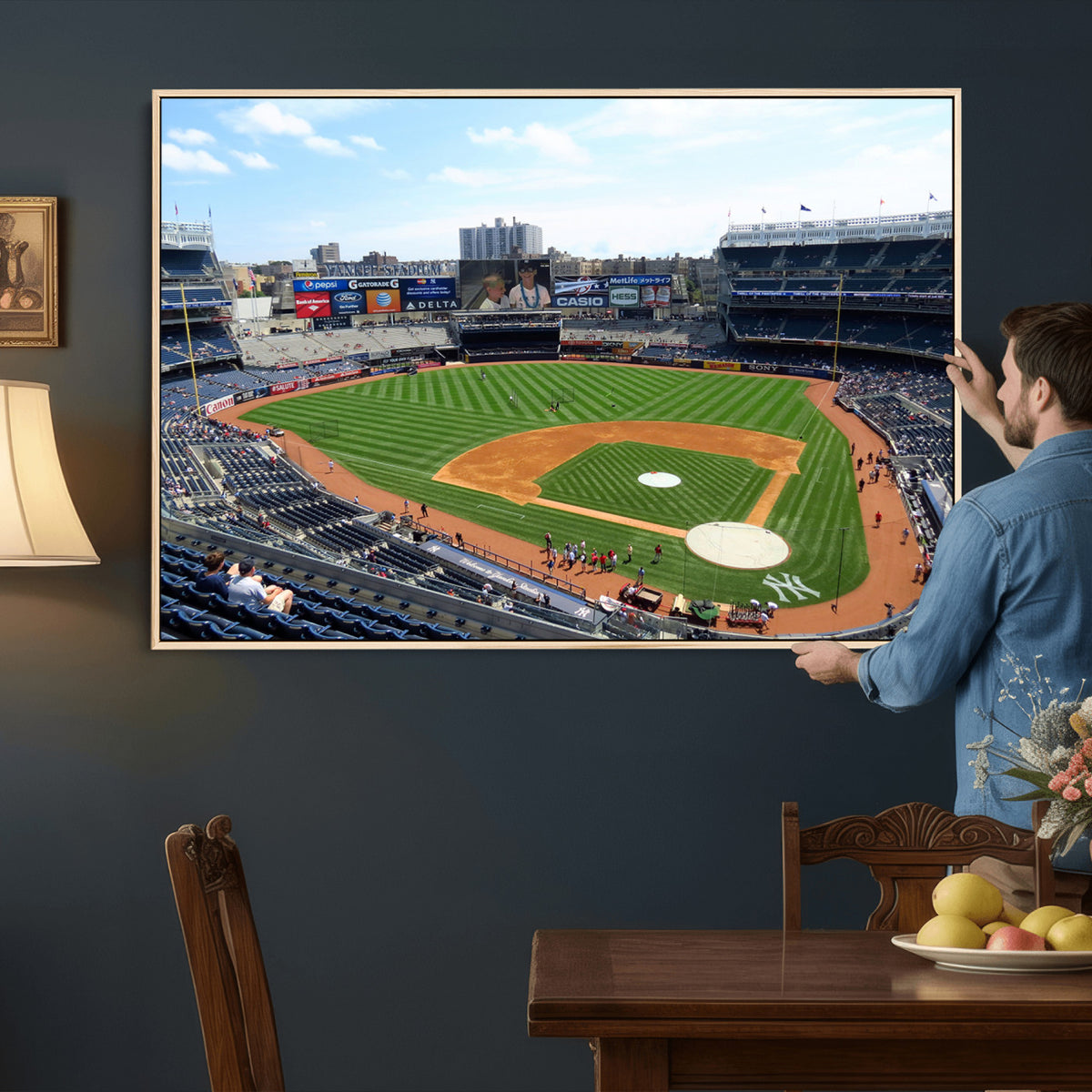 98047-MGV-CV-36X24 - Buffalo Bills Stadium Wall Art, Buffalo Bills Decor, NFL Fan Gift