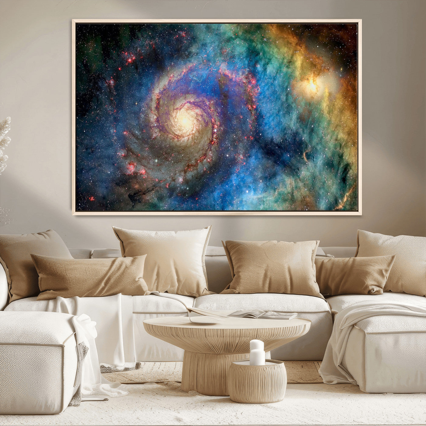 MGV-FC-36X24 - Spiral Galaxy Wall Art Canvas Print