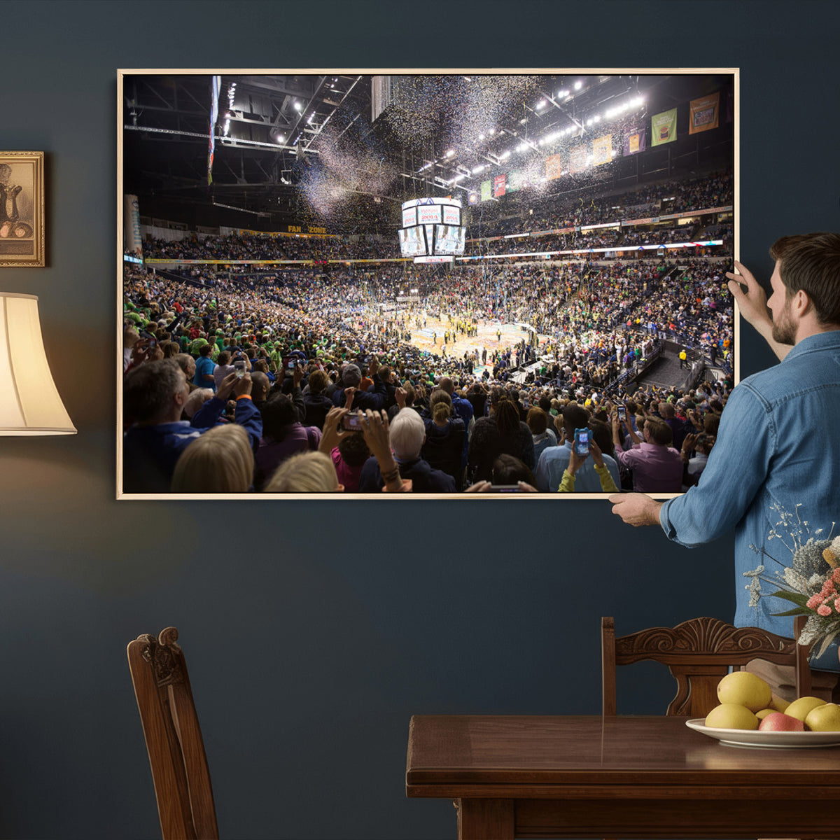 66251-MGV-CV-36X24 - Bridgestone Arena Wall Art Canvas, Nashville Predators
