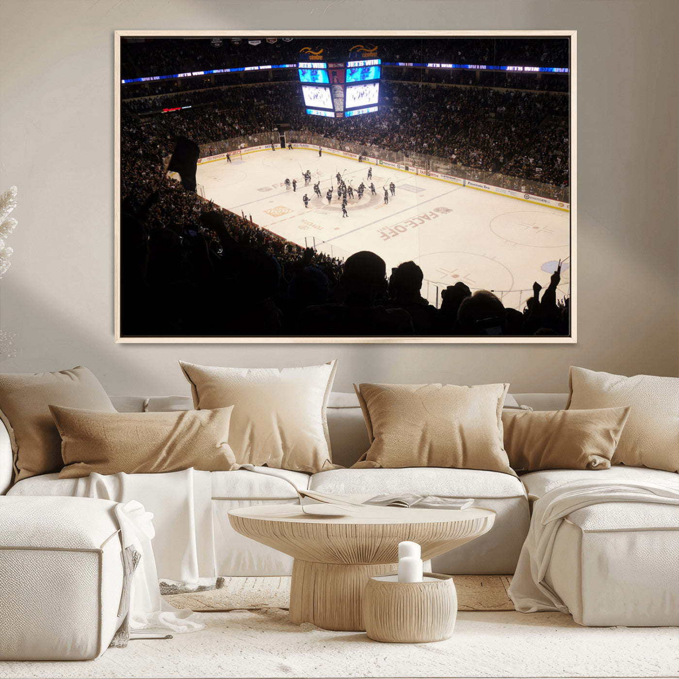 MGV-FC-36X24 - Canada Life Centre Wall Art | Winnipeg Jets Hockey Team Print Canvas | Ready to Hang | Winnipeg Wall