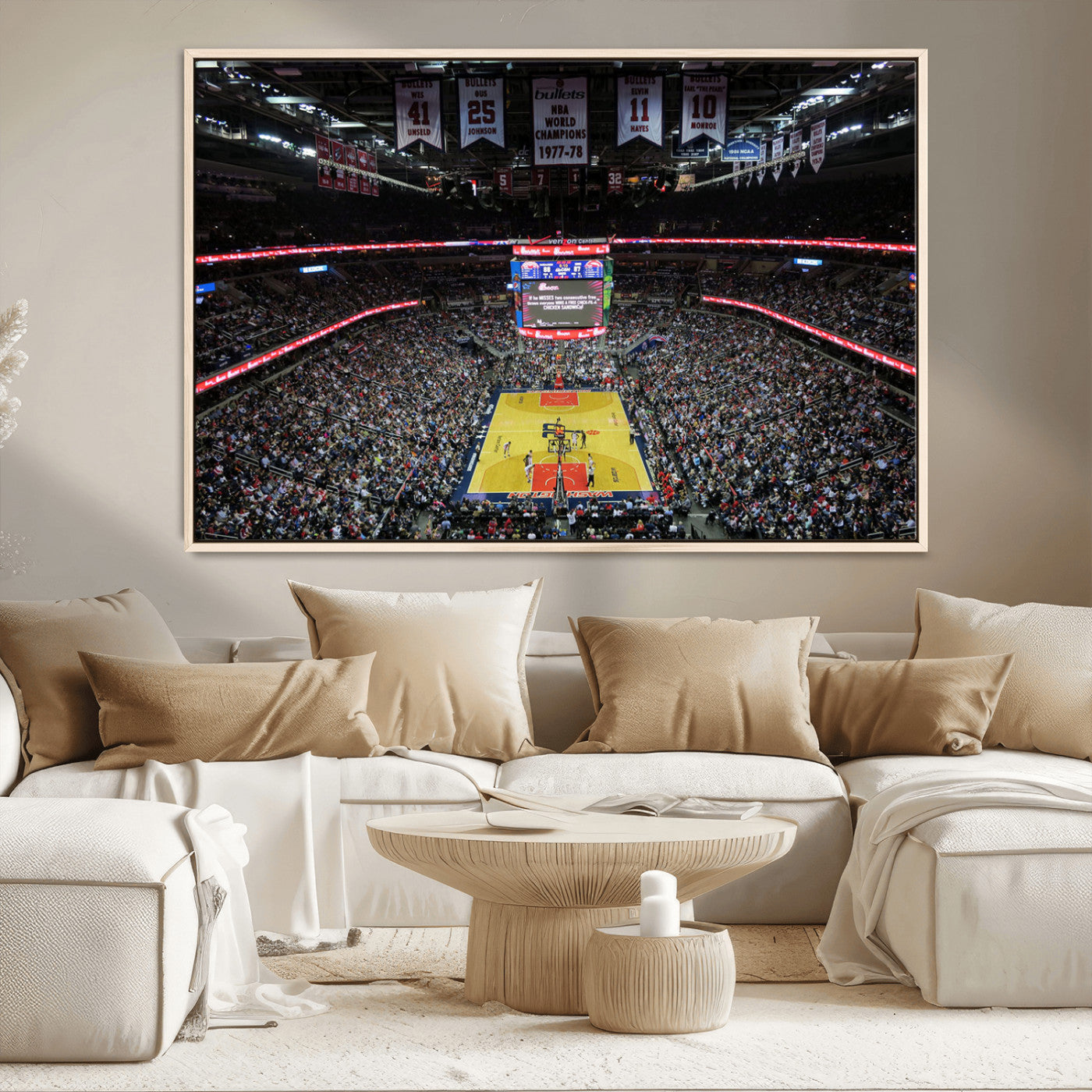 MGV-FC-36X24 - Capital One Arena Stadium Wall Art | Canvas Print | Ready to Hang | Washington D.C. Sports Decor