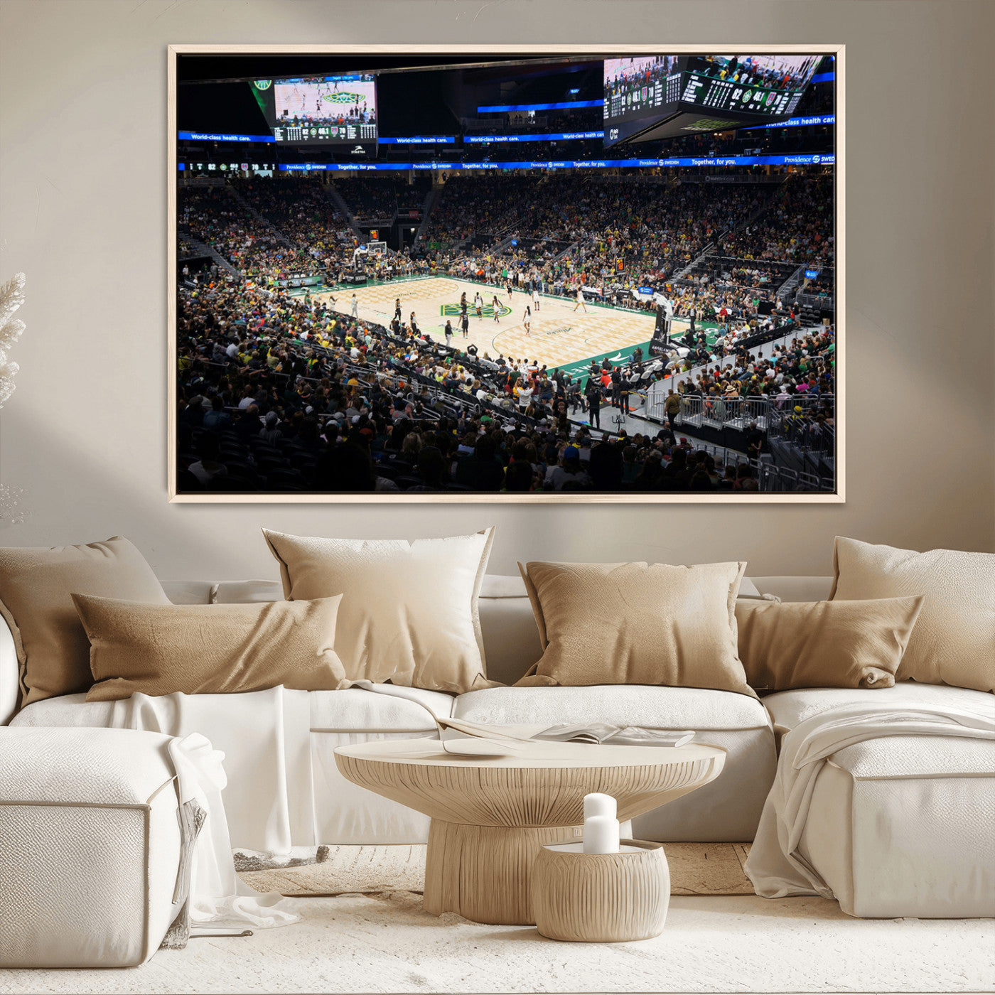 MGV-FC-36X24 - Climate Pledge Arena | Washington Seattle Kraken Hockey Stadium Wall Art | Canvas Print | Ready to