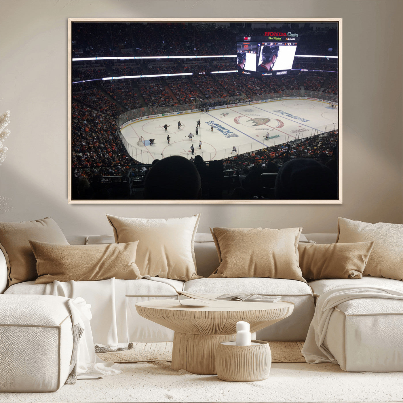 MGV-FC-36X24 - Honda Center California Anaheim Ducks Hockey Stadium Wall Art, Honda Center California Stadium Wall