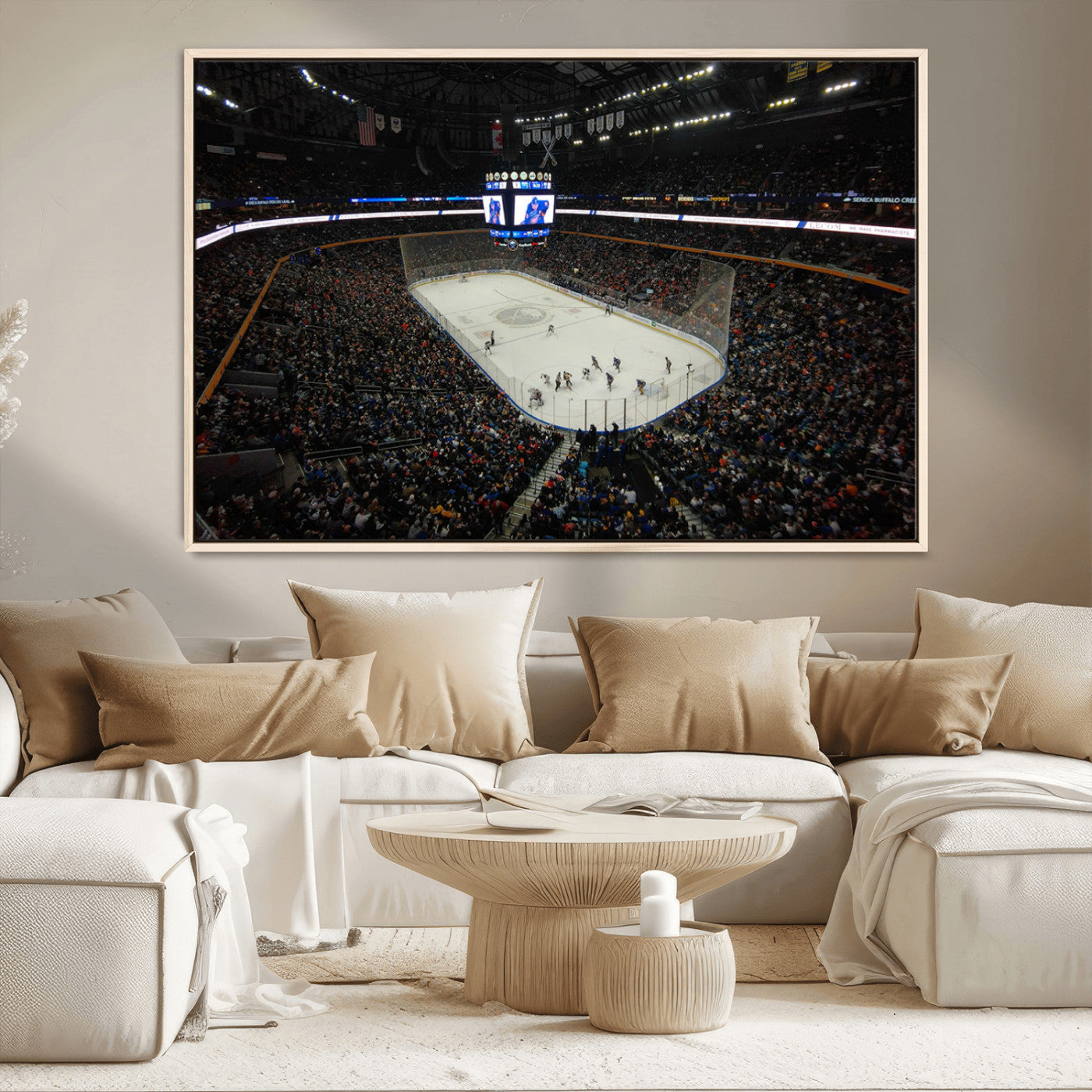 MGV-FC-36X24 - KeyBank Center New York Buffalo Sabres Hockey Stadium Canvas Print Wall Art