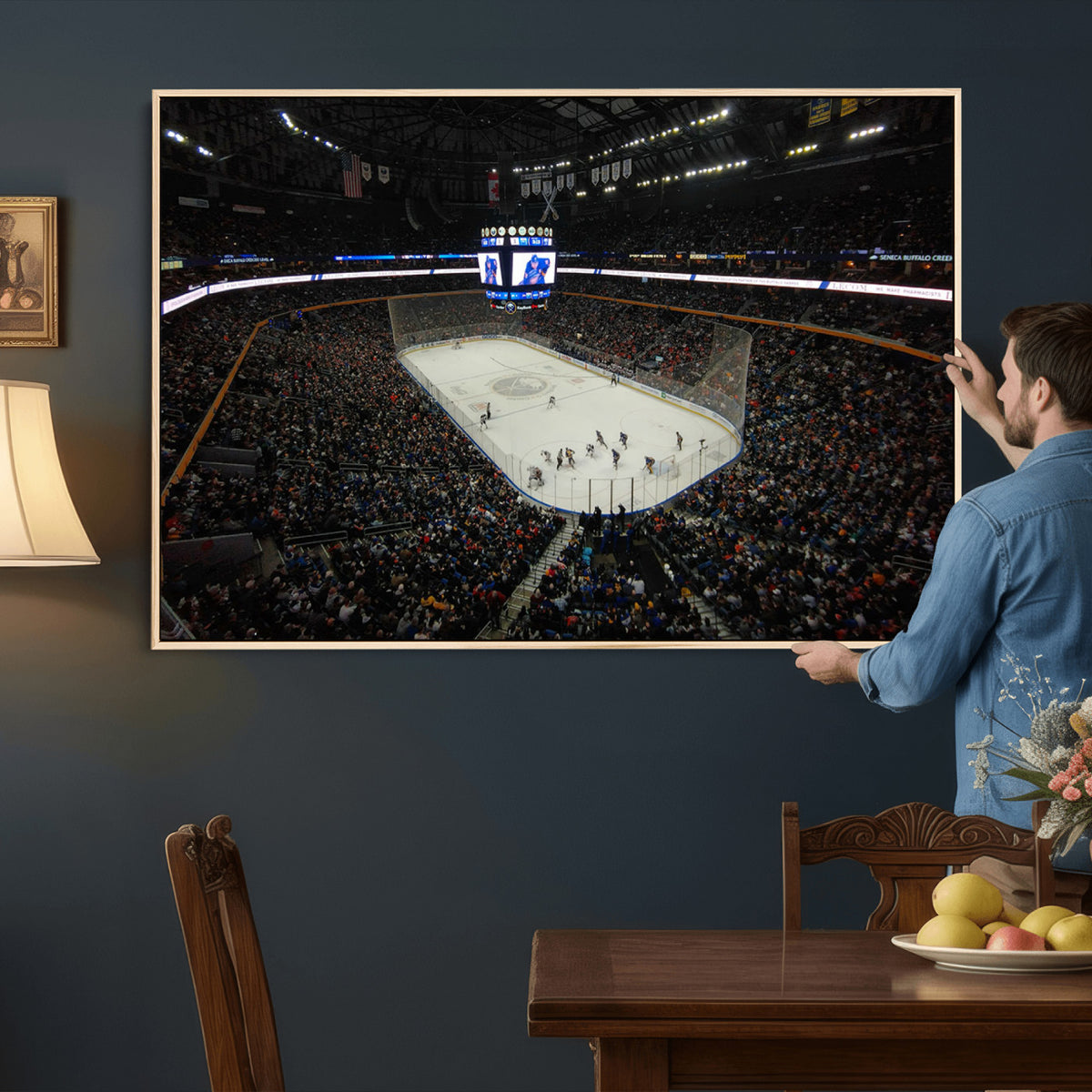 15132-MGV-CV-36X24 - KeyBank Center New York Buffalo Sabres Hockey Stadium Canvas