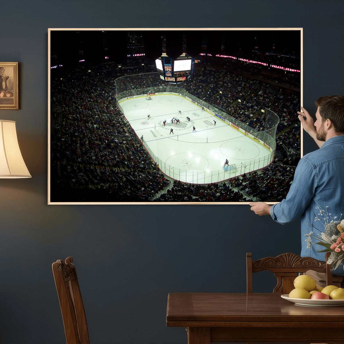38823-MGV-CV-36X24 - Nationwide Arena Ohio Columbus Blue Jackets Hockey Stadium