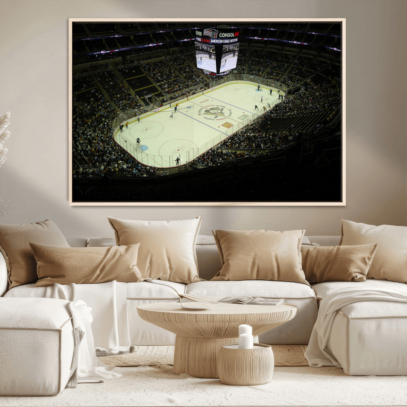 MGV-FC-36X24 - PPG Paints Arena Pennsylvania Pittsburgh Penguins Hockey Stadium Canvas, Pennsylvania Pittsburgh