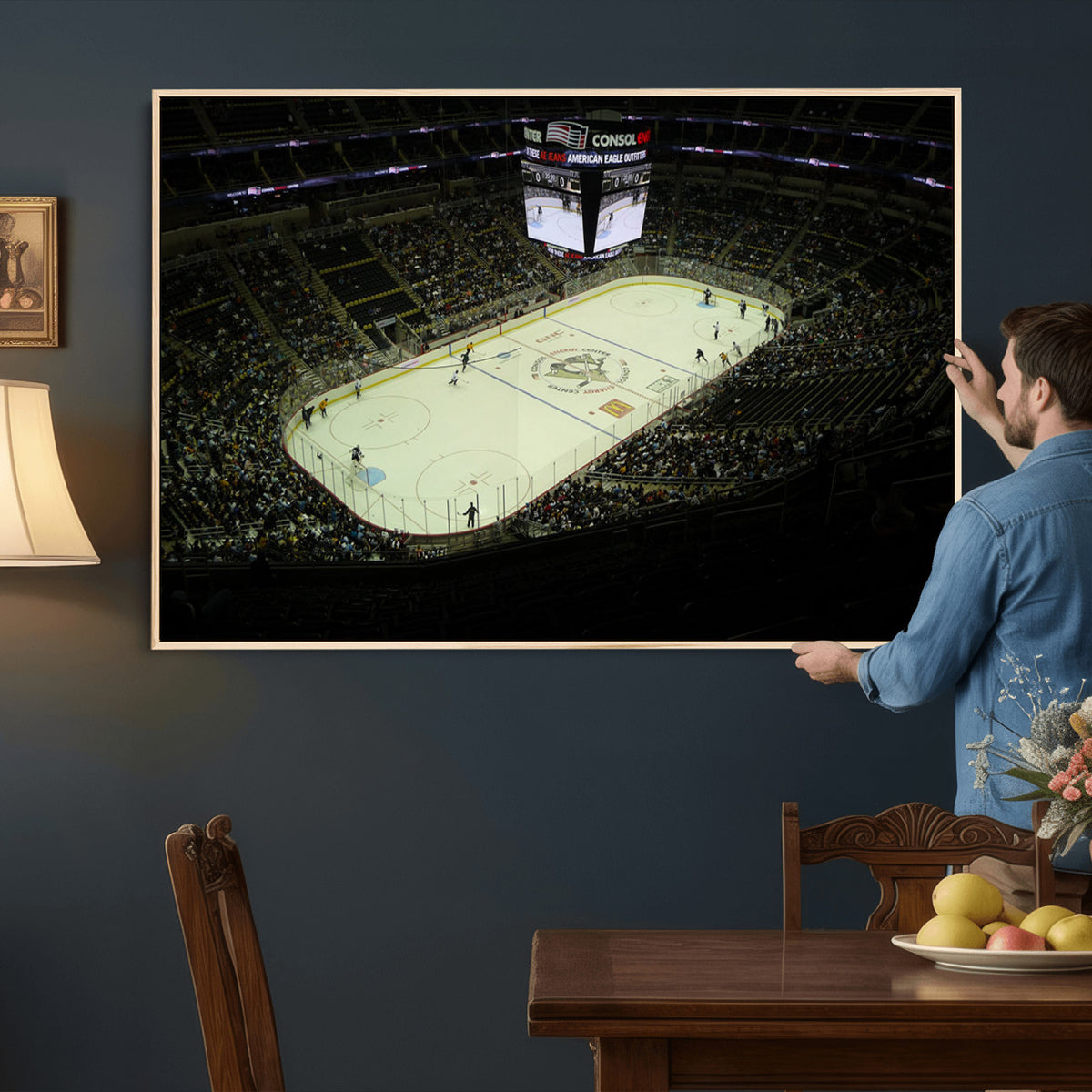52168-MGV-CV-36X24 - PPG Paints Arena Pennsylvania Pittsburgh Penguins Hockey