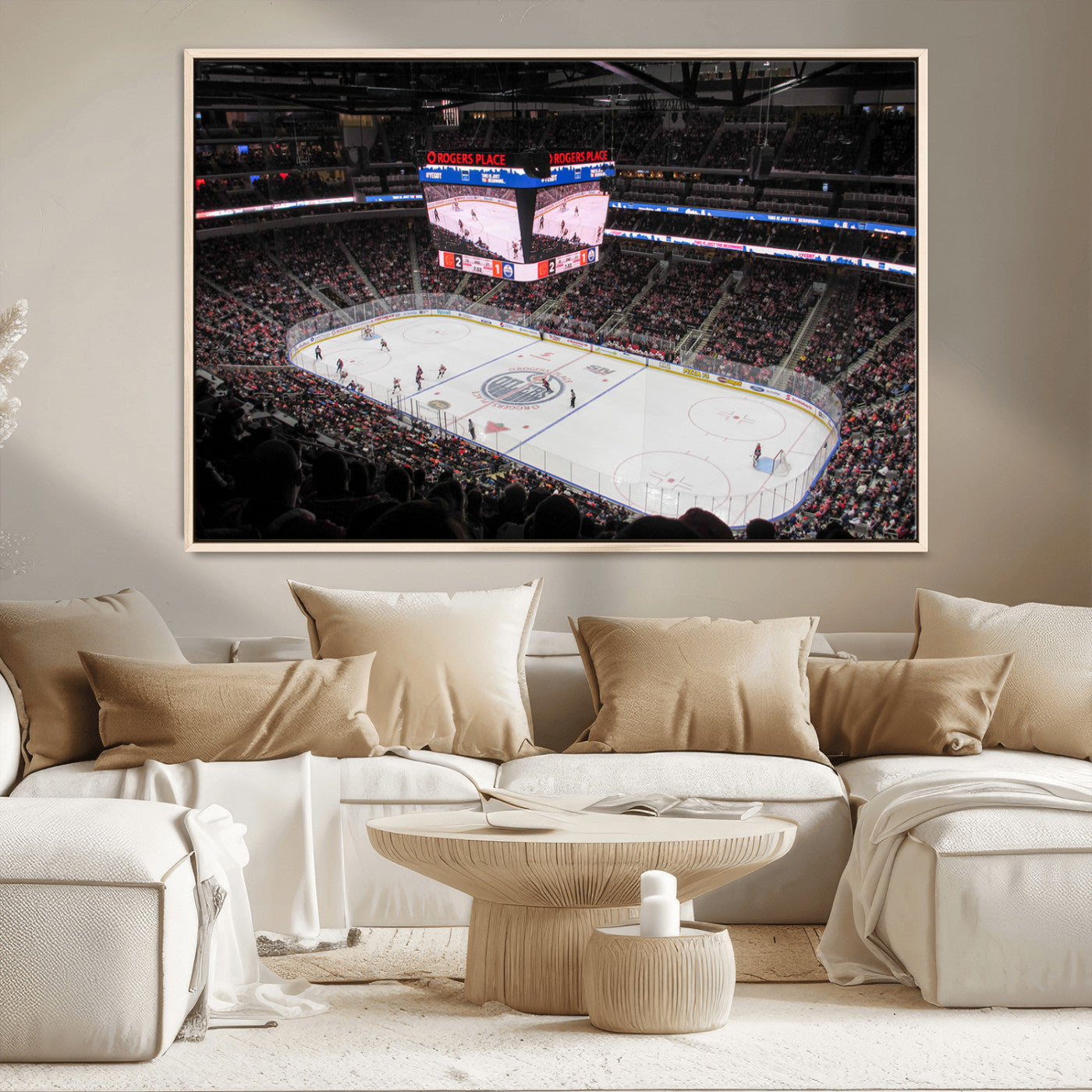 MGV-FC-36X24 - Rogers Place Edmonton Oilers Ice Hockey Stadium Wall Art, Rogers Place Edmonton Oilers Wall Art