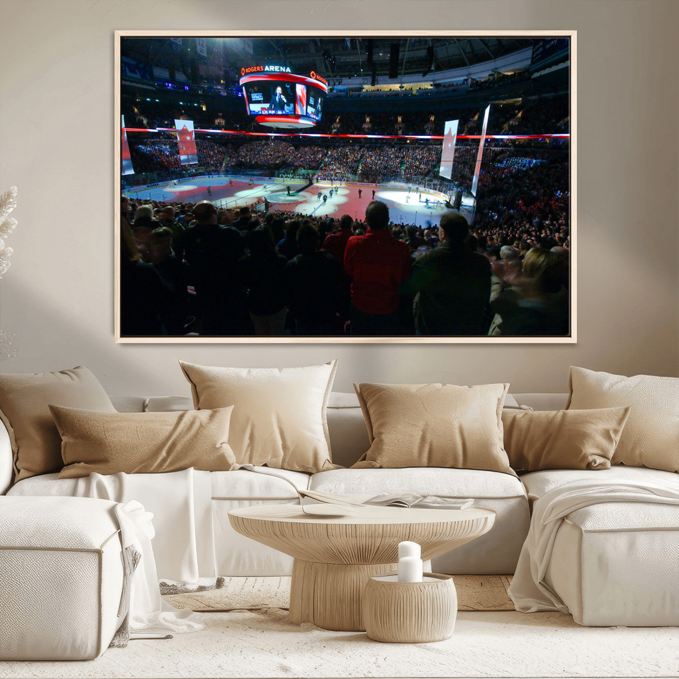 MGV-FC-36X24 - Rogers Arena Vancouver Canucks Ice Hockey Stadium Wall Art, Vancouver Canucks Ice Hockey Print