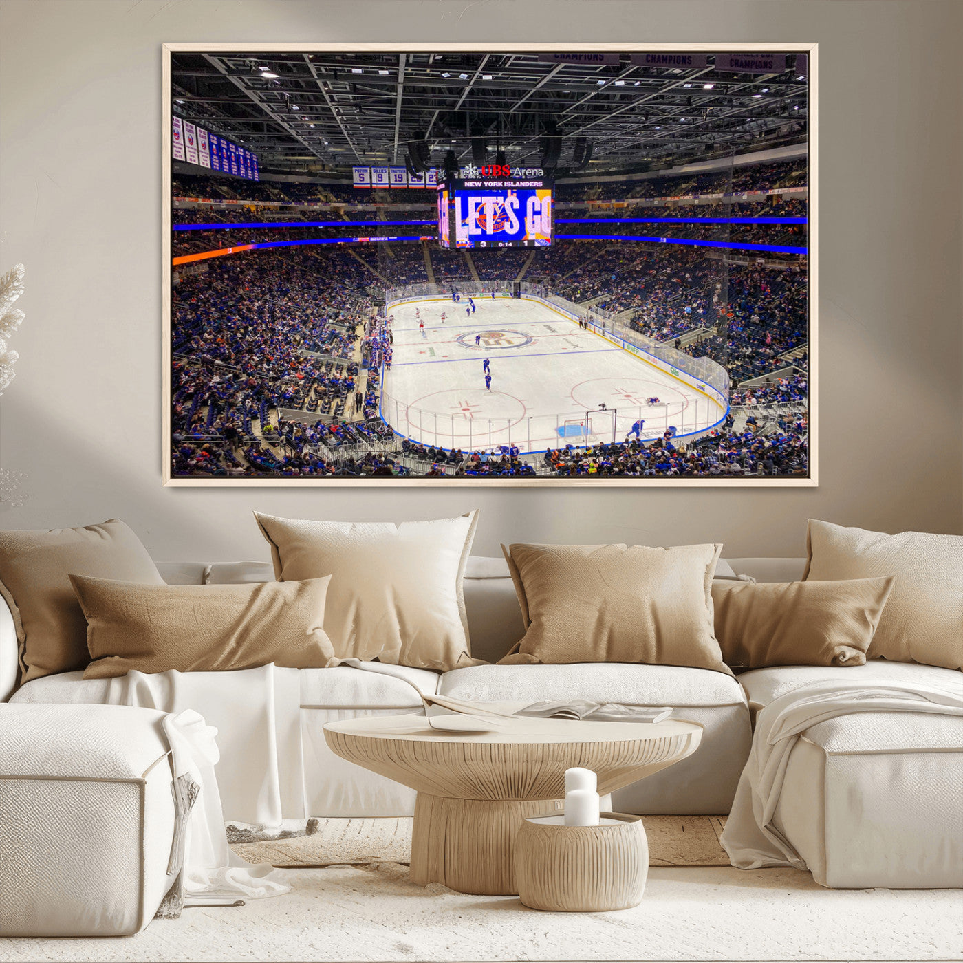 MGV-FC-36X24 - UBS Arena Elmont New York Islanders Ice Hockey Wall Art, UBS Arena Elmont Wall Art Canvas Print